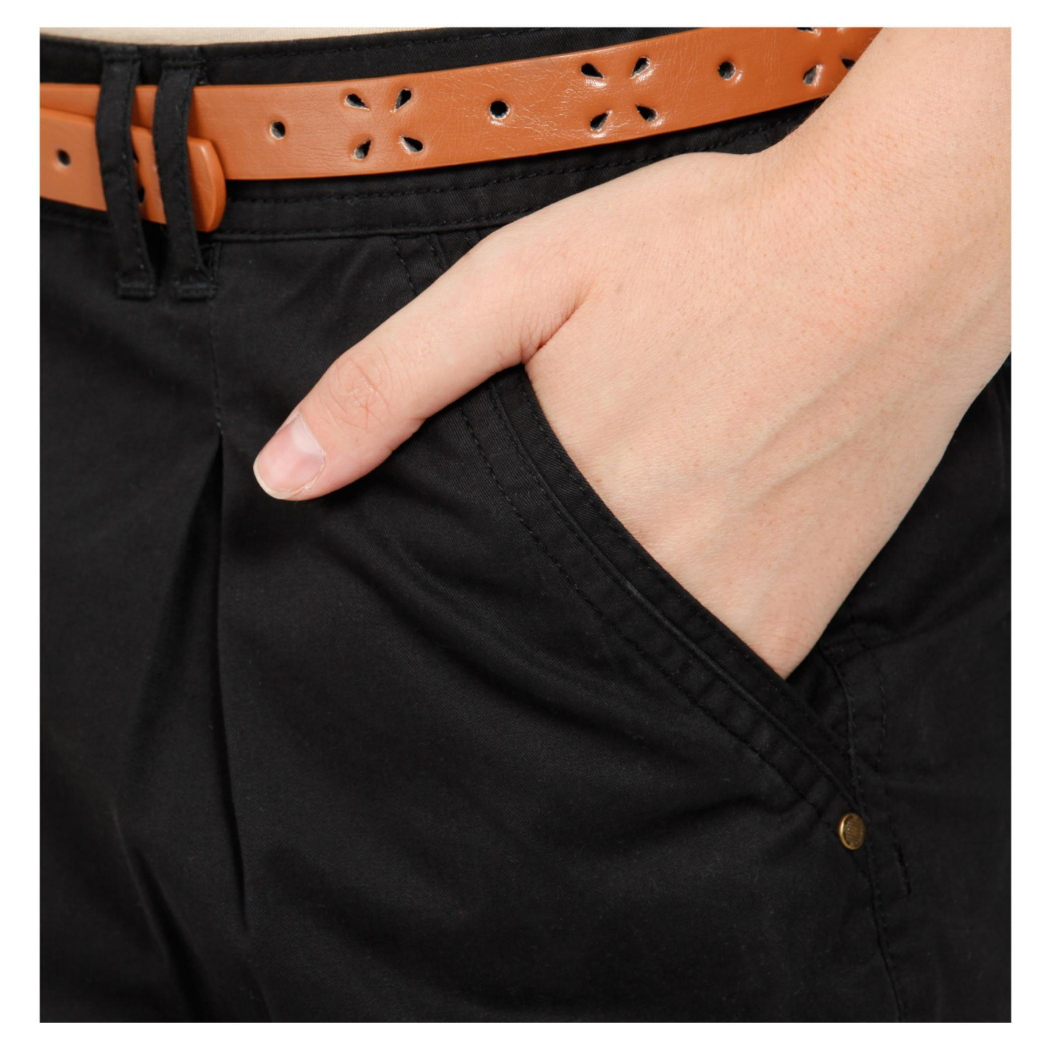 Solid Colour Shorts-women-clothing-bottoms-shorts-image-4