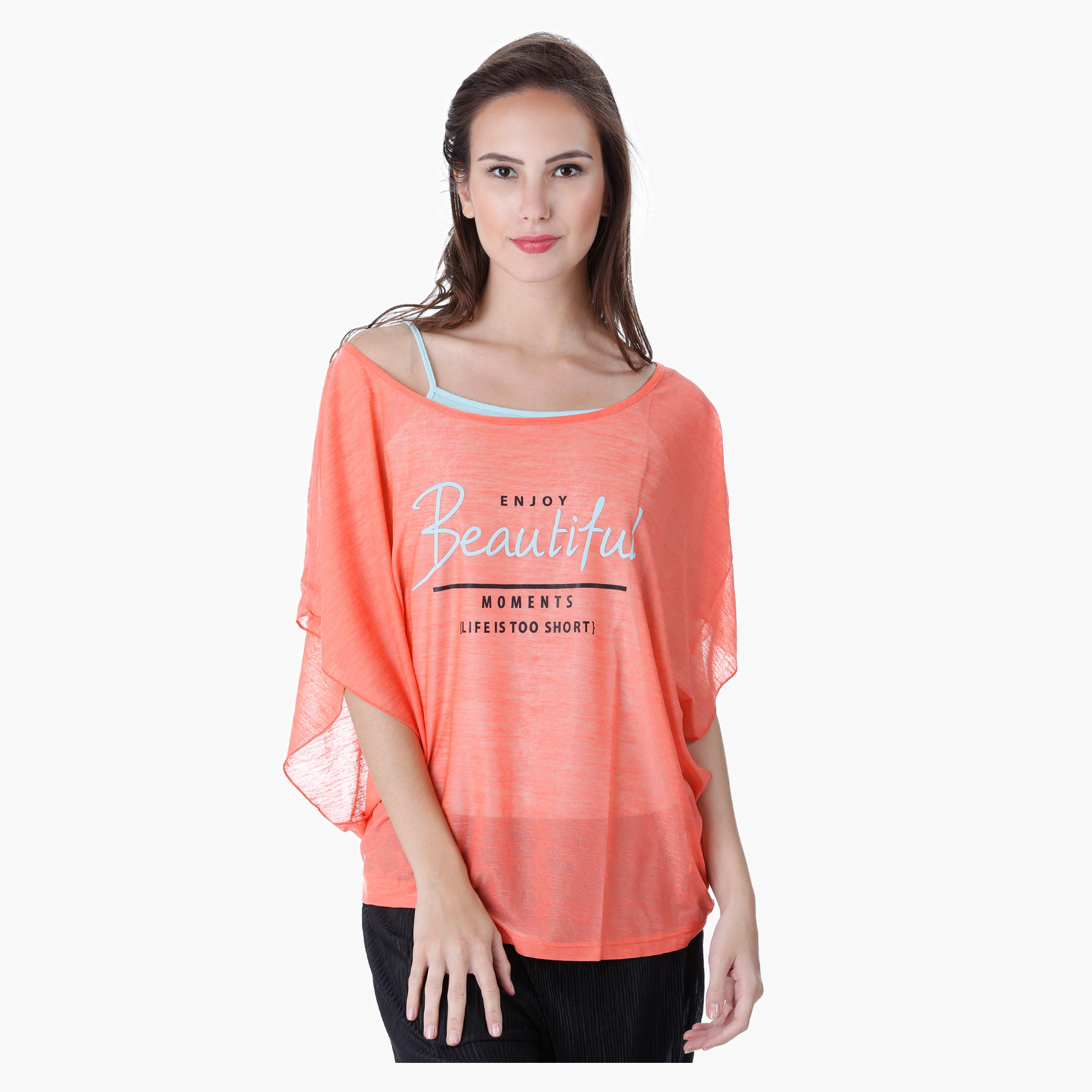 Printed Top with Kimono Sleeves-women-clothing-tshirts-image-11