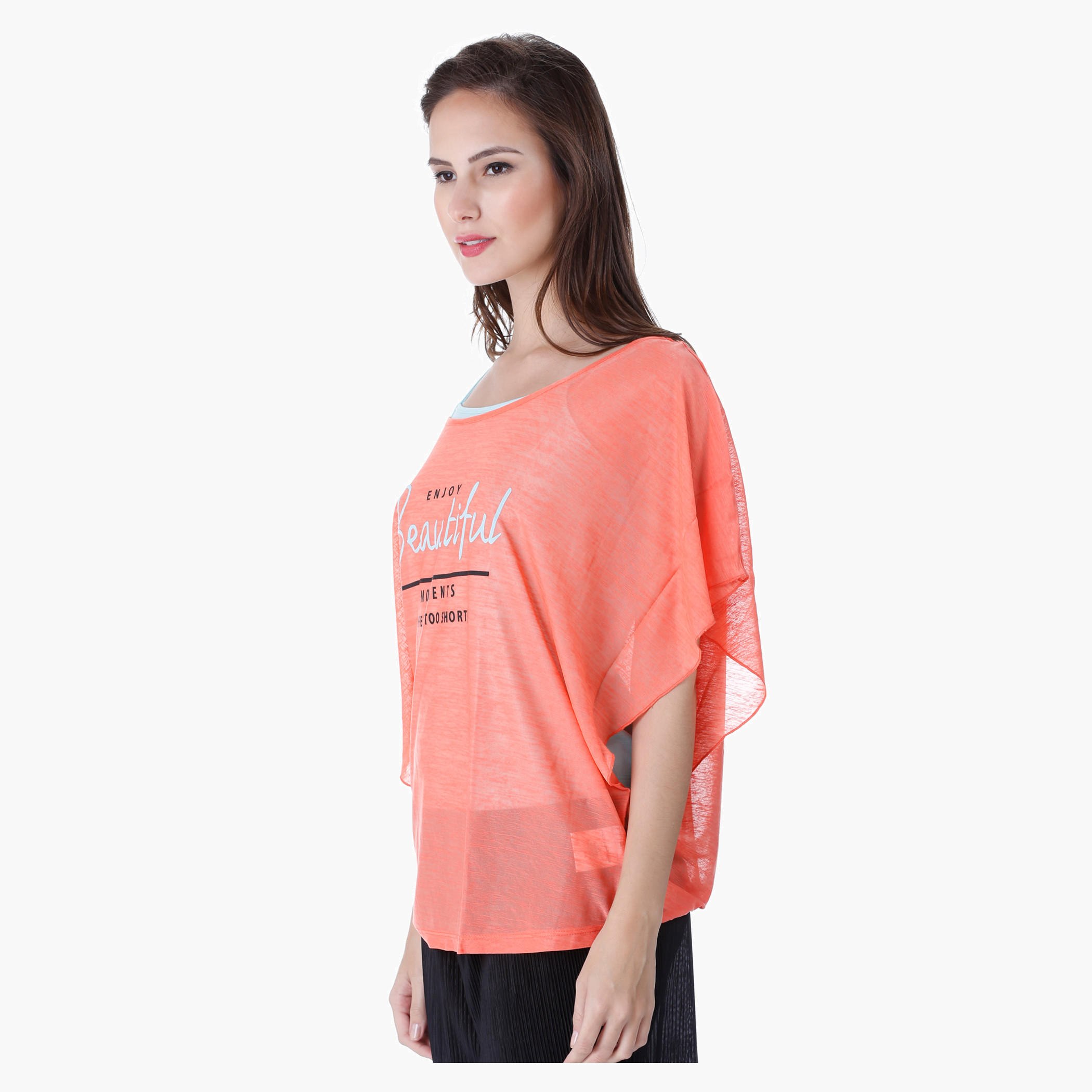 Printed Top with Kimono Sleeves-women-clothing-tshirts-image-13
