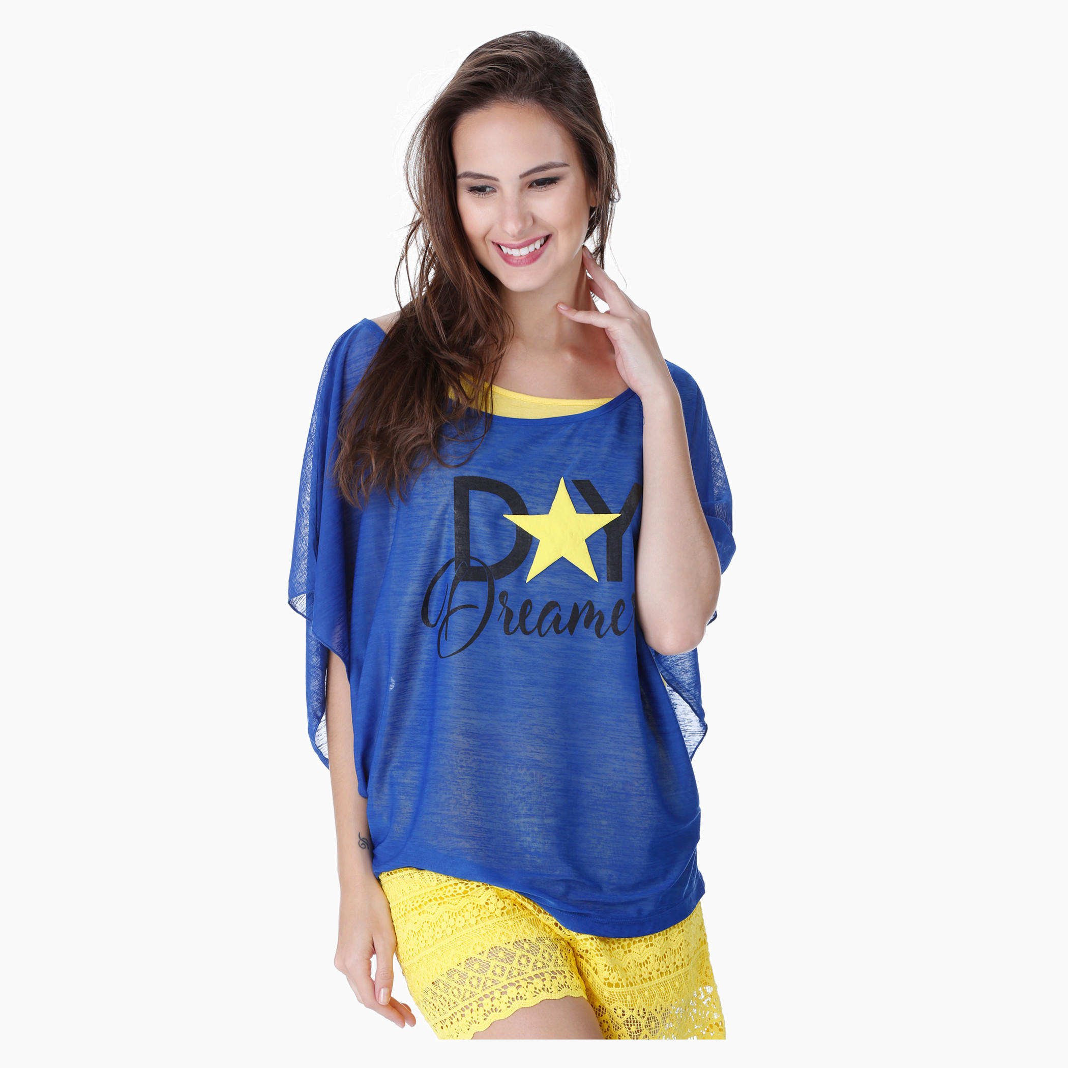 Printed Top with Kimono Sleeves-women-clothing-tshirts-image-16
