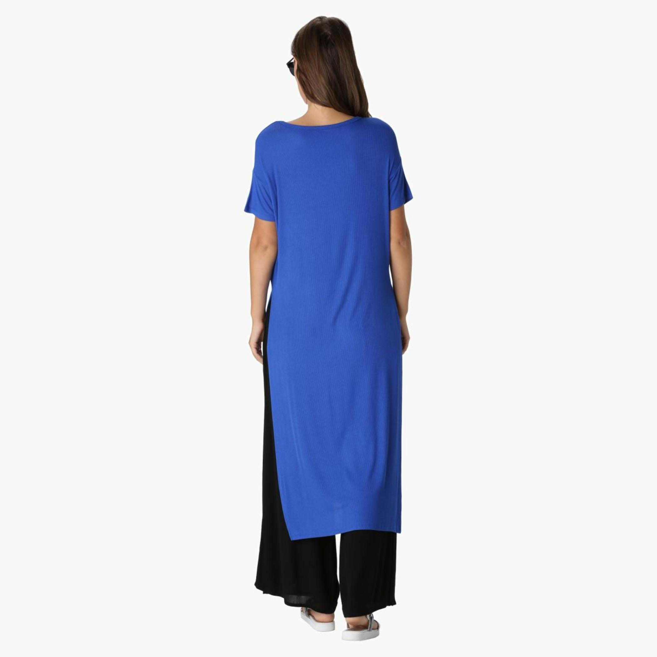 Solid Colour Tunic-women-clothing-shirtsandblouses-blouses-image-3