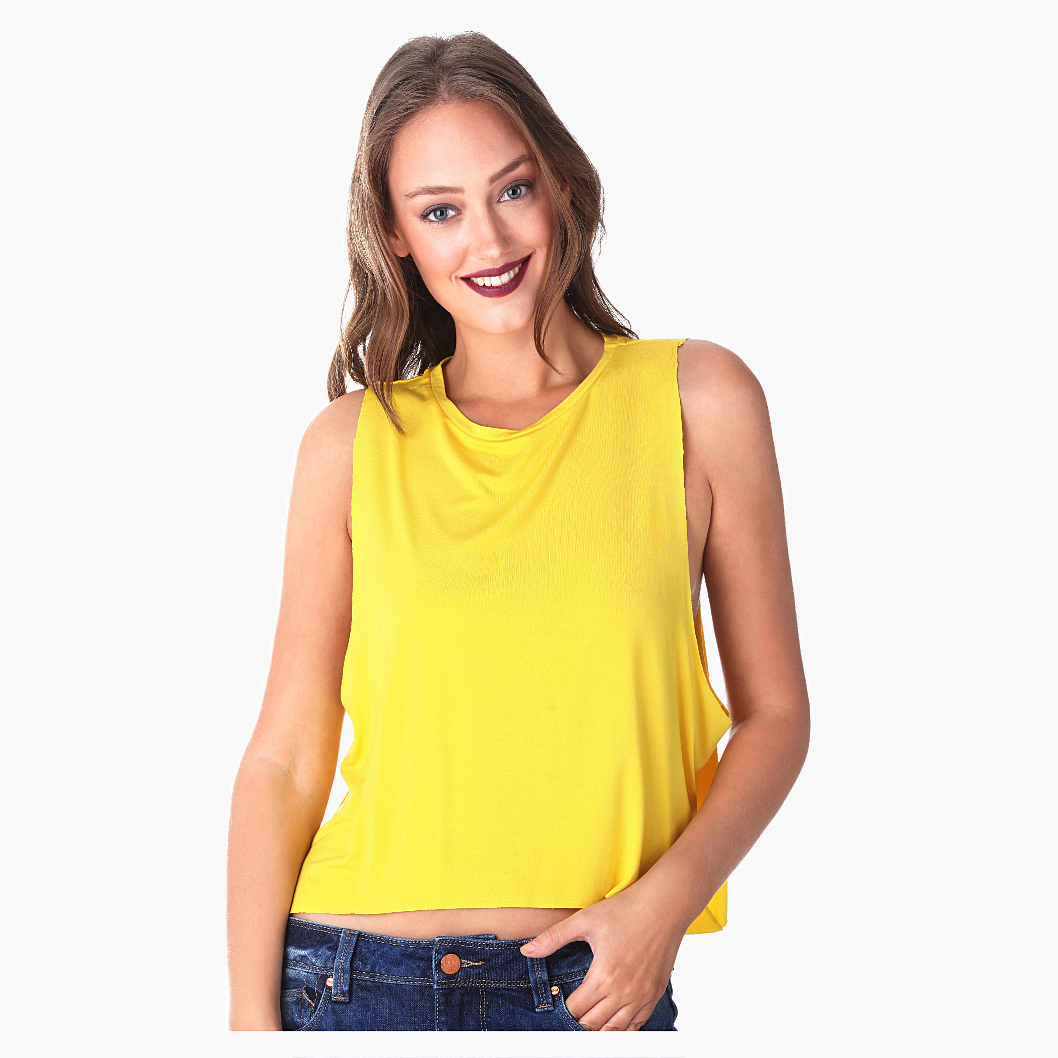Solid Colour Crop Top-women-clothing-shirtsandblouses-blouses-image-5