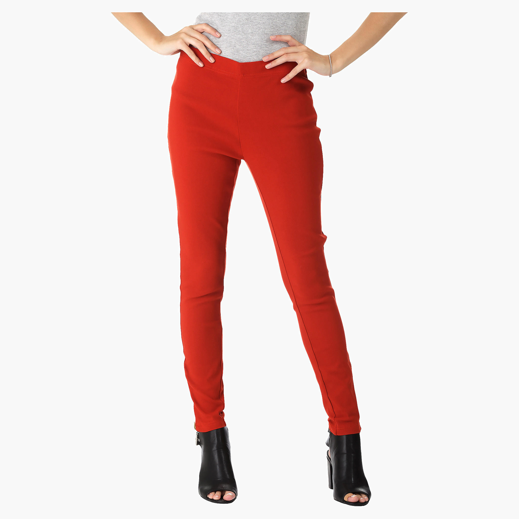 Solid Colour Leggings -women-clothing-bottoms-leggings-image-1