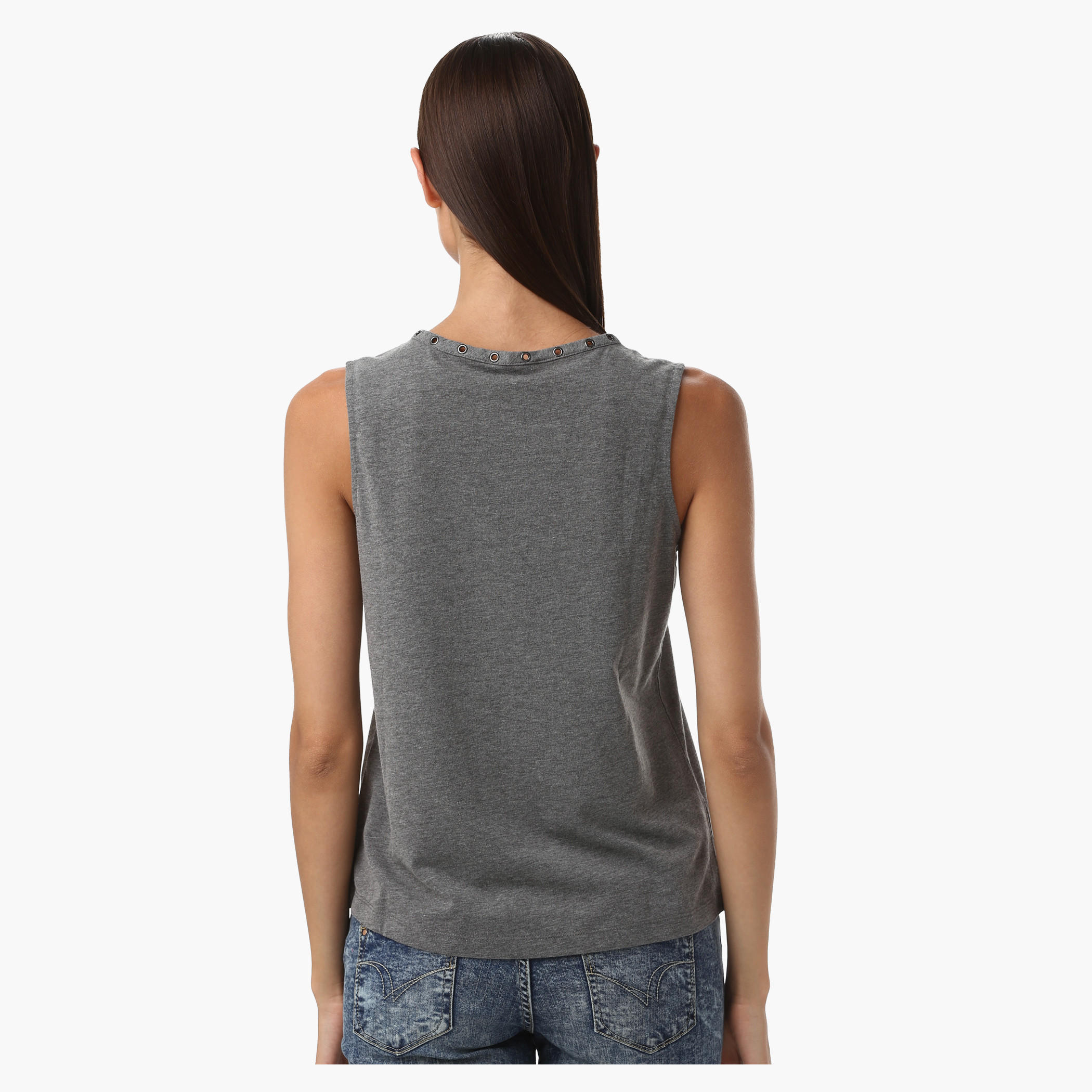 V-Neck Tank Top with Tie-Up Front-women-clothing-tshirts-image-7