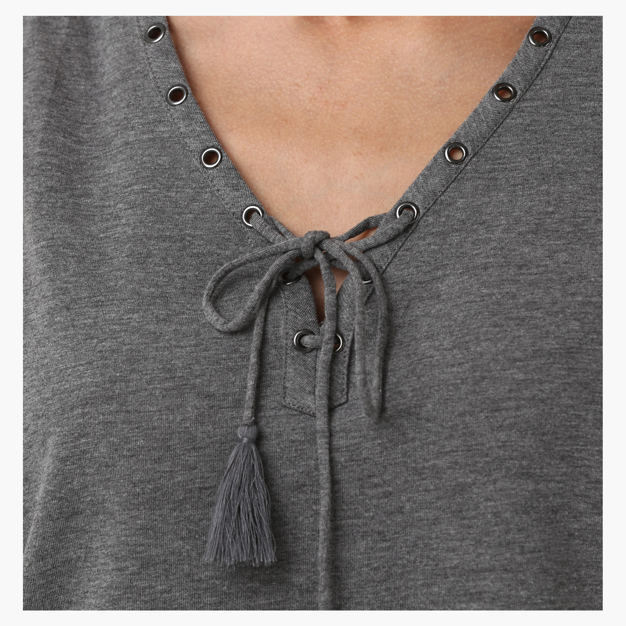 V-Neck Tank Top with Tie-Up Front-women-clothing-tshirts-image-9