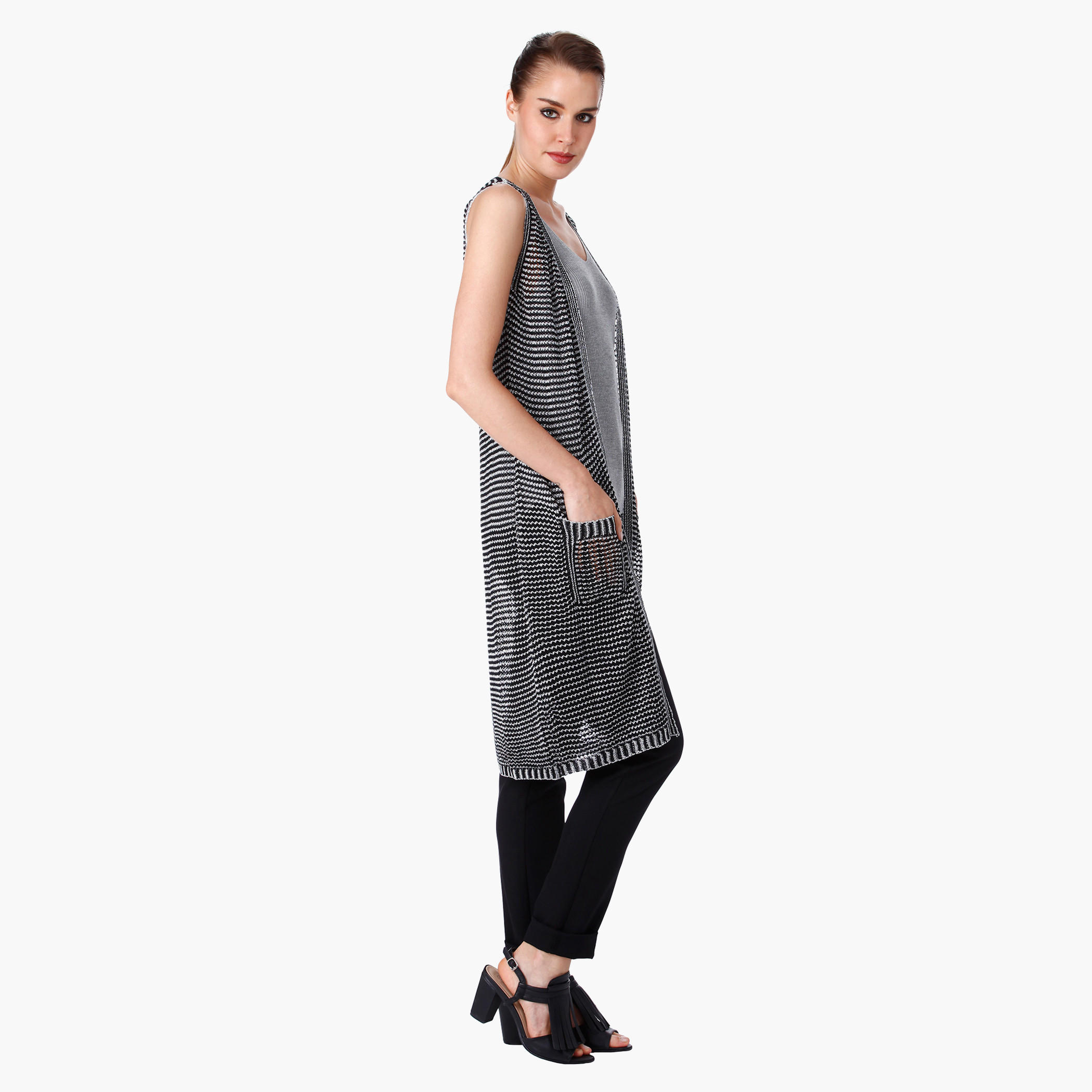 Longline Sleeveless Shrug in Acrylic Fabric-women-winterwear-cardigansandjumpers-cardigans-image-7