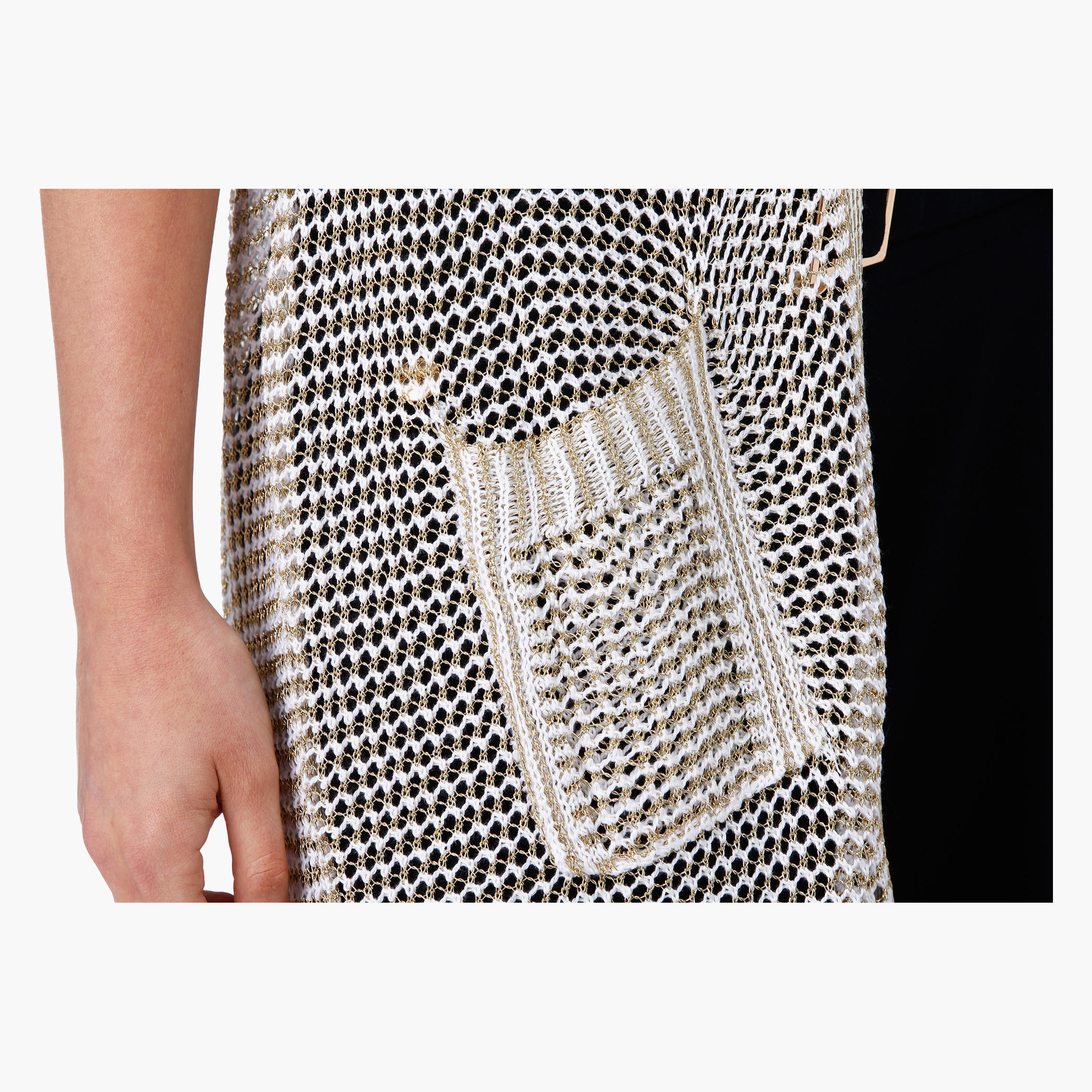 Longline Sleeveless Shrug in Acrylic Fabric-women-winterwear-cardigansandjumpers-cardigans-image-12