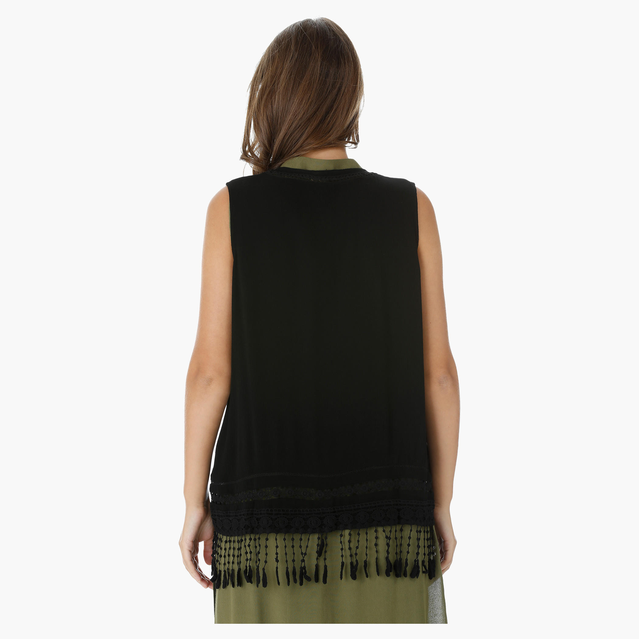 Sleeveless Shrug with Tassels-women-winterwear-cardigansandjumpers-cardigans-image-7