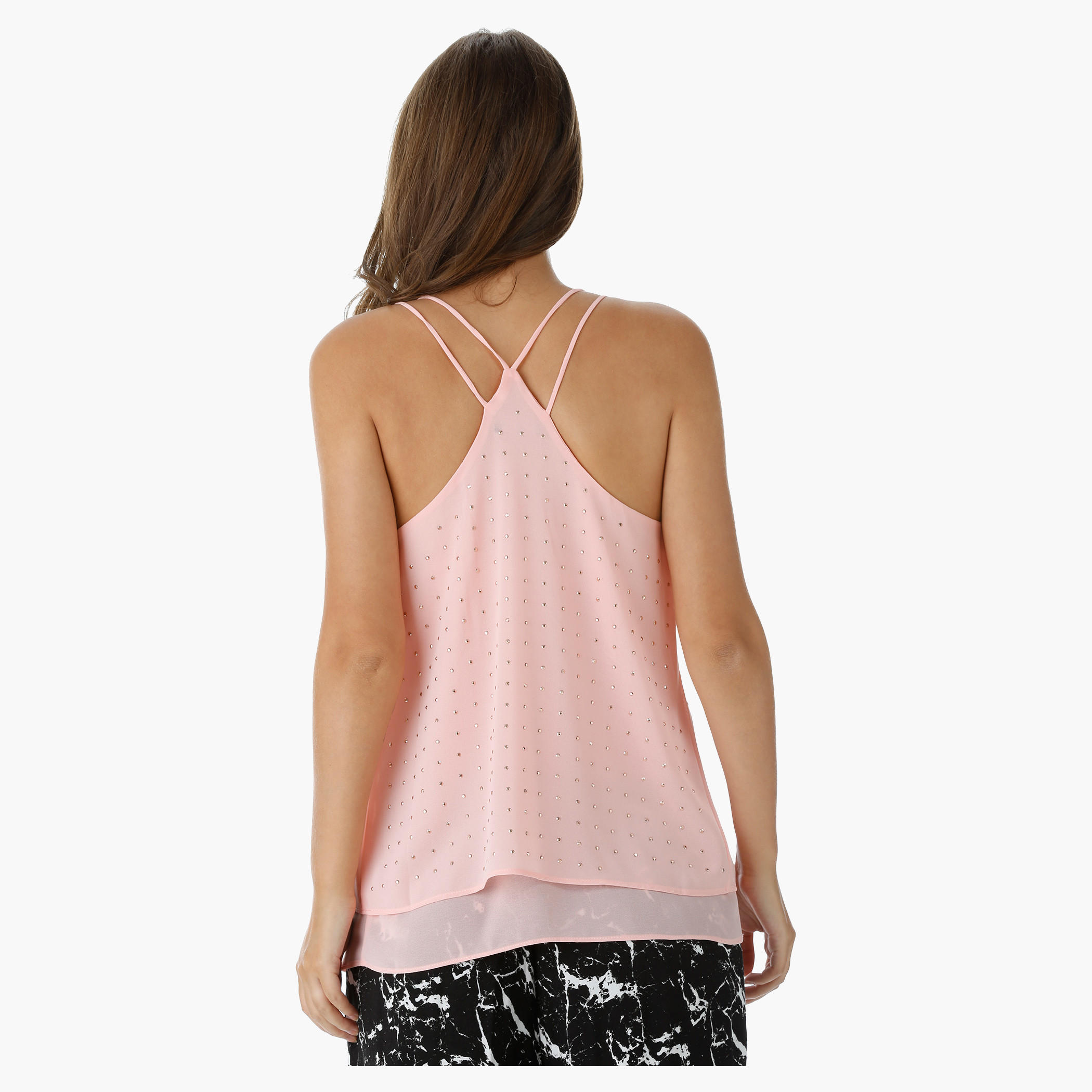Strappy Embellished Tank Top-women-clothing-shirtsandblouses-blouses-image-2