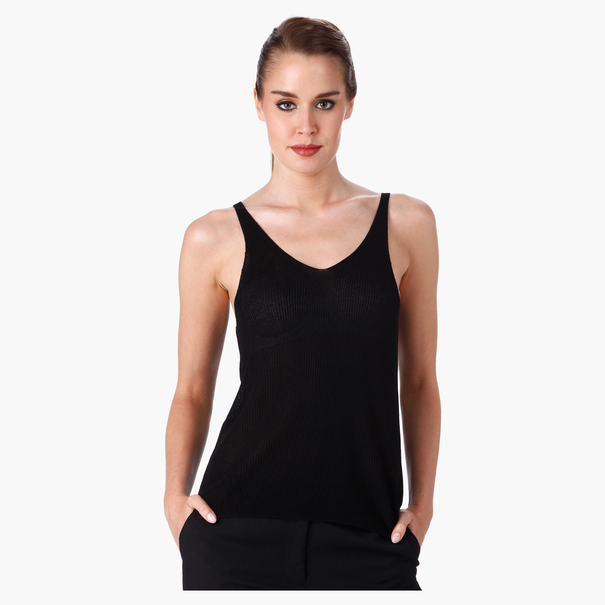 Sleeveless Crop Tank Top in Regular Fit-women-clothing-tshirts-image-6