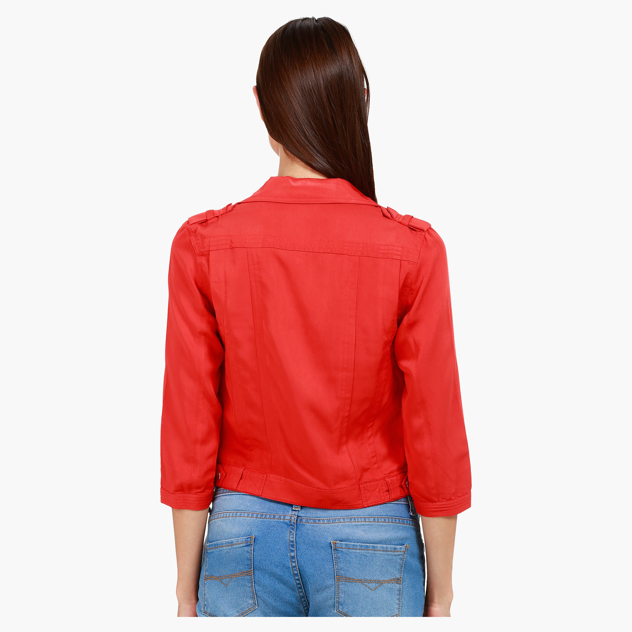 Cropped Jacket in Regular Fit-women-winterwear-coatsandjackets-jackets-image-9