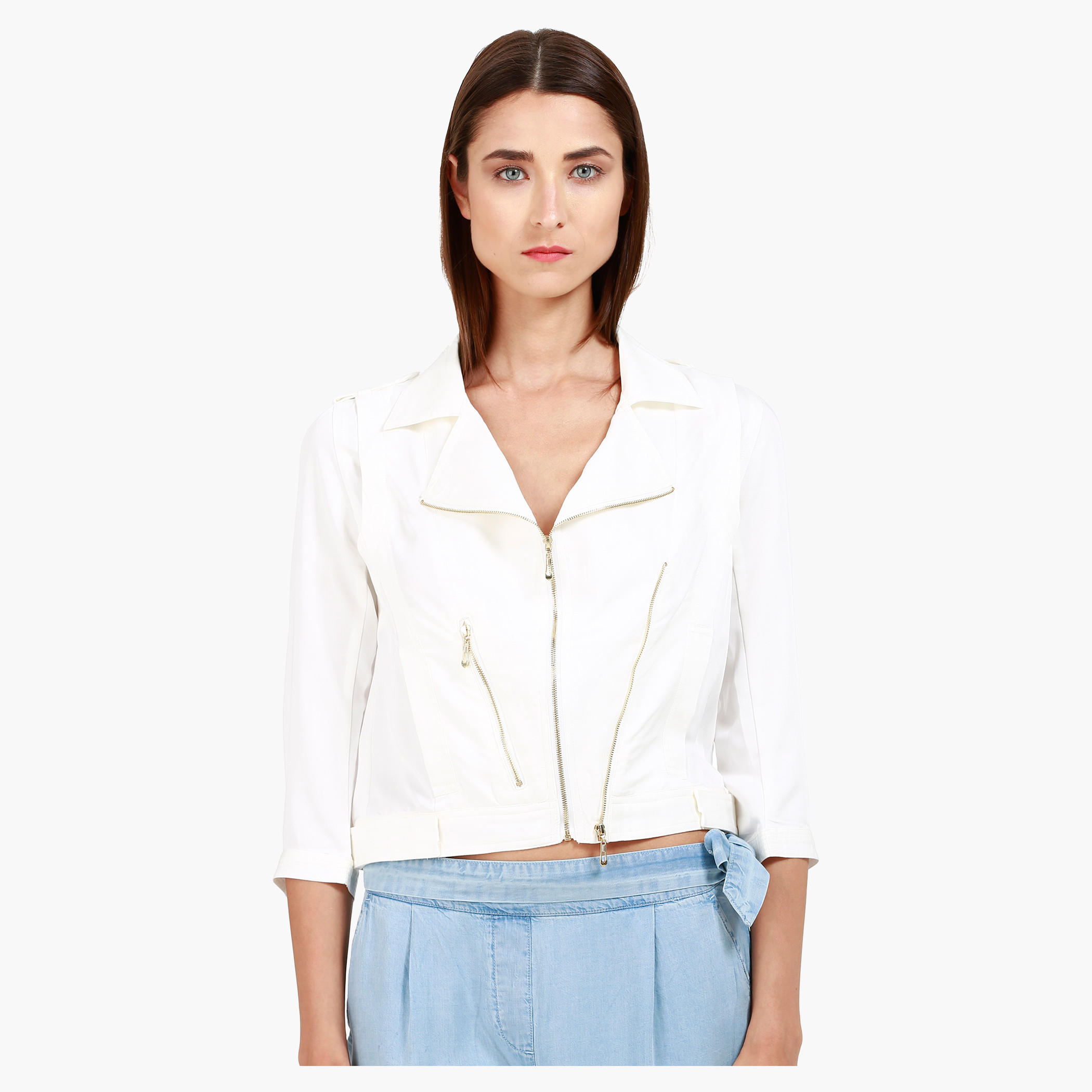 Cropped Jacket in Regular Fit-women-winterwear-coatsandjackets-jackets-image-5