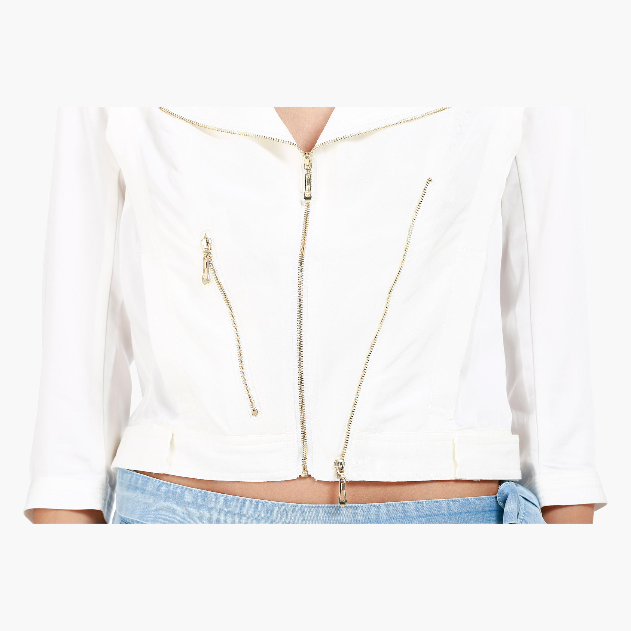 Cropped Jacket in Regular Fit-women-winterwear-coatsandjackets-jackets-image-2