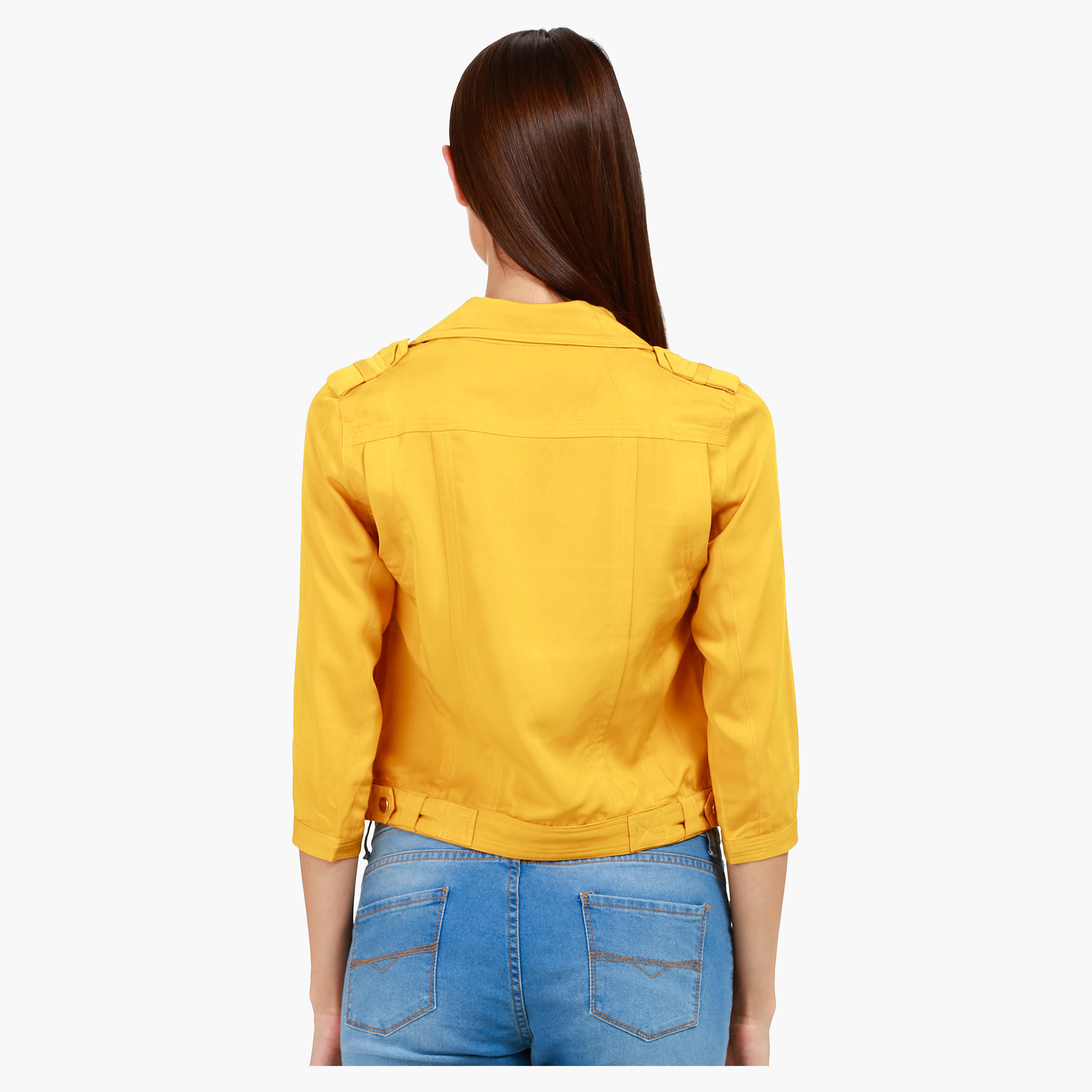 Cropped Jacket in Regular Fit-women-winterwear-coatsandjackets-jackets-image-12
