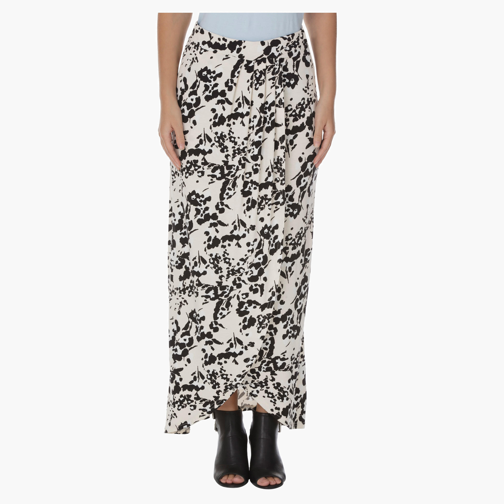 Side Knot Maxi Skirt-women-clothing-bottoms-skirts-image-1