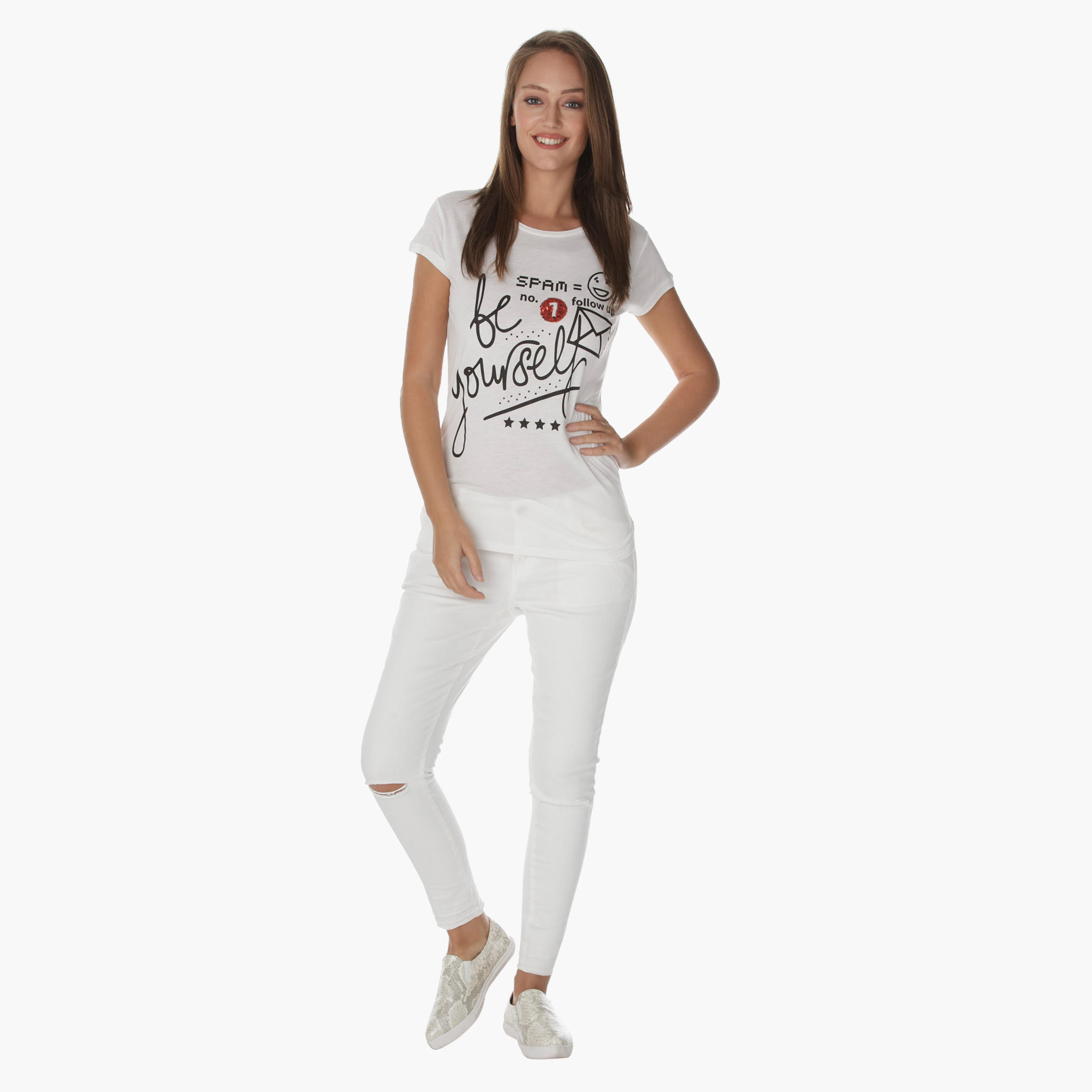 Basic Printed T-shirt-women-clothing-tshirts-image-1