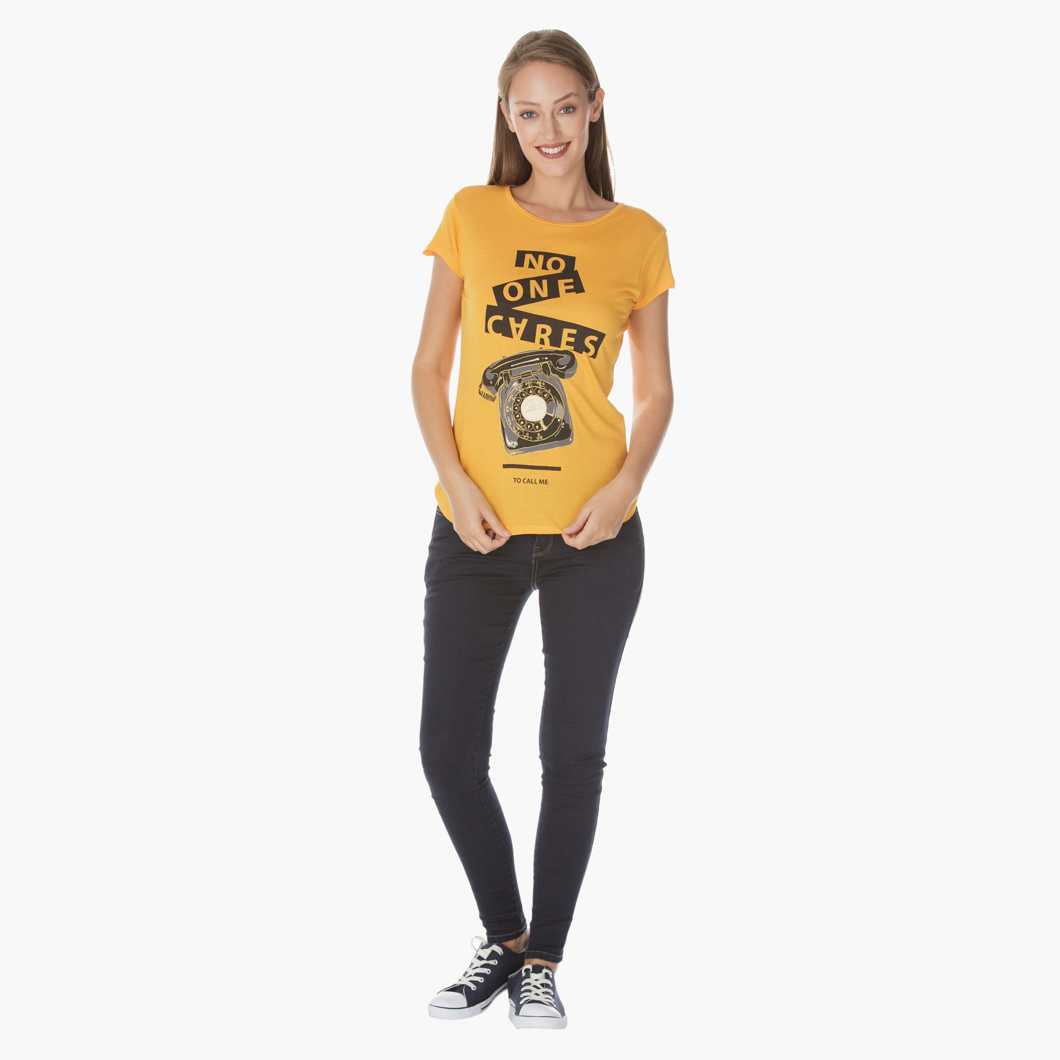 Telephone Printed T-shirt-women-clothing-tshirts-image-5