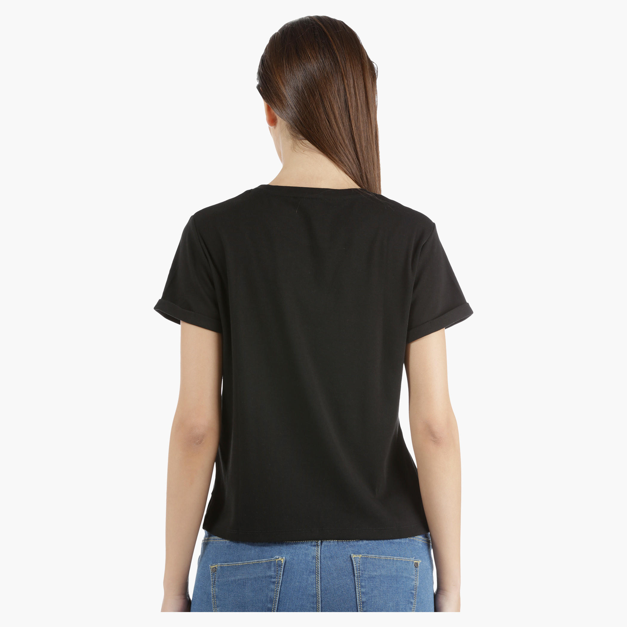 Crop Top with Pocket Embroidery in Regular Fit-women-clothing-tshirts-image-7