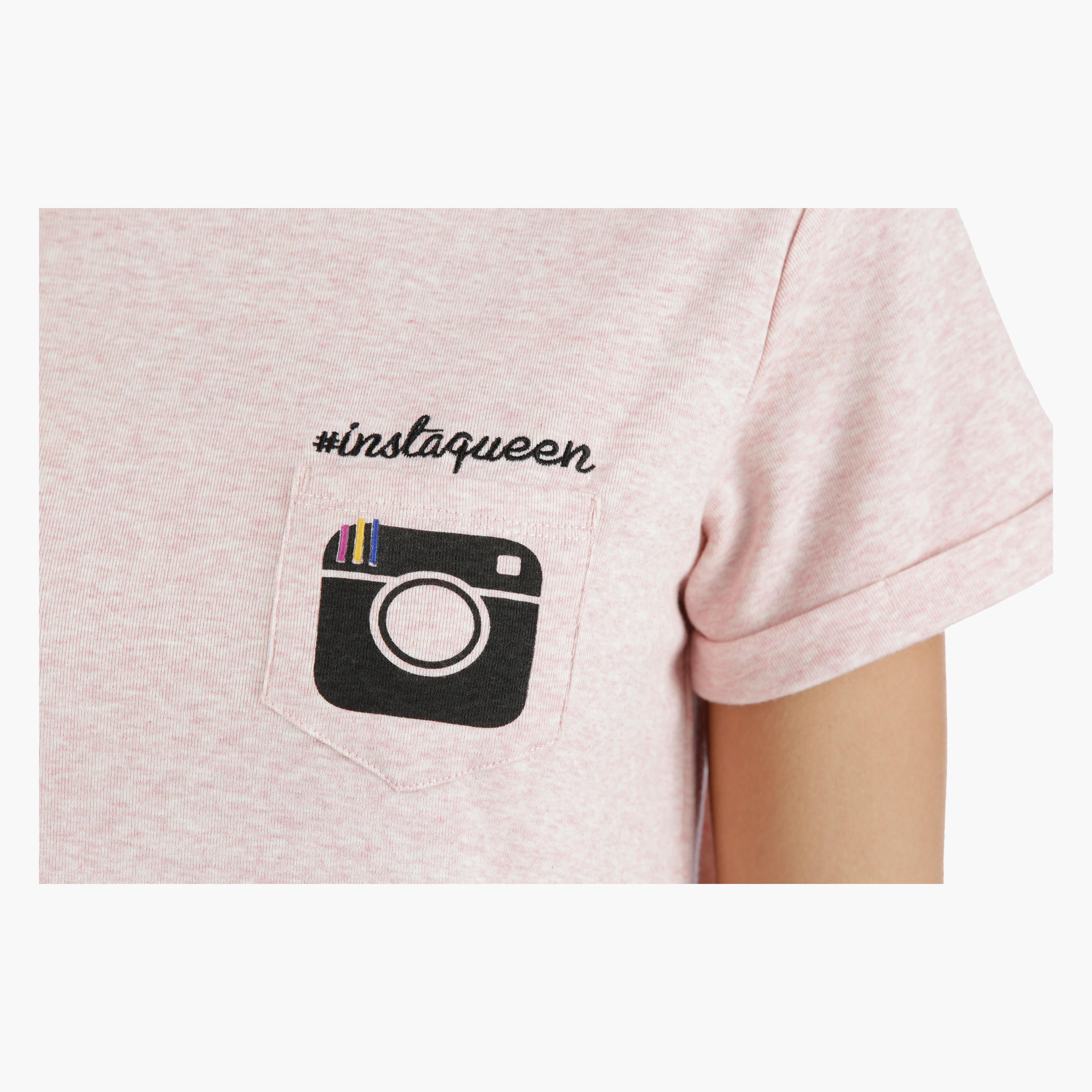Crop Top with Pocket Embroidery in Regular Fit-women-clothing-tshirts-image-19