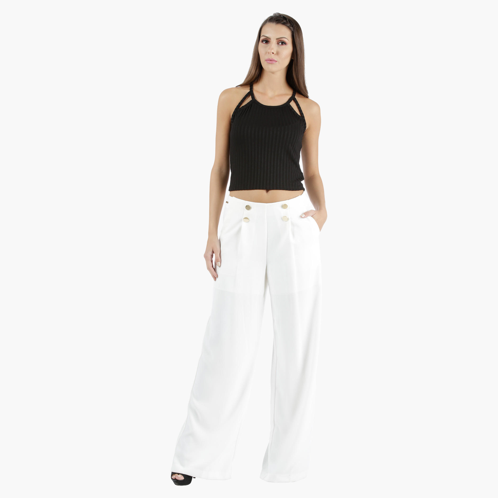 Cut-Out Cropped Top in Regular Fit-women-clothing-tshirts-image-10