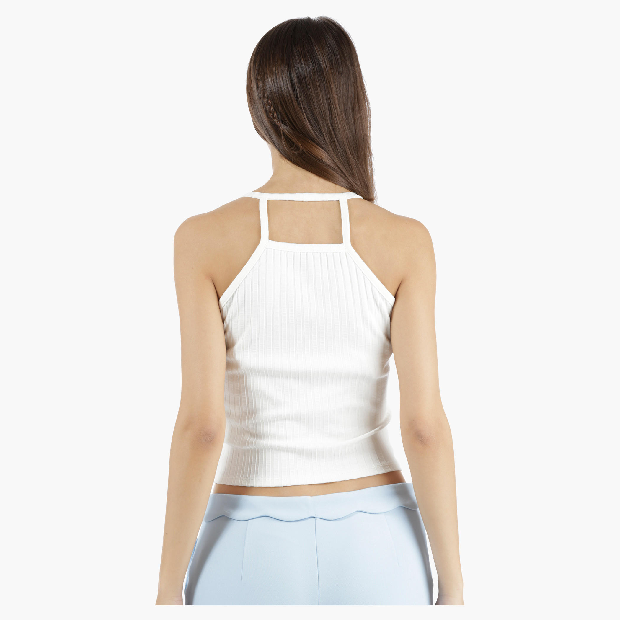 Cut-Out Cropped Top in Regular Fit-women-clothing-tshirts-image-17