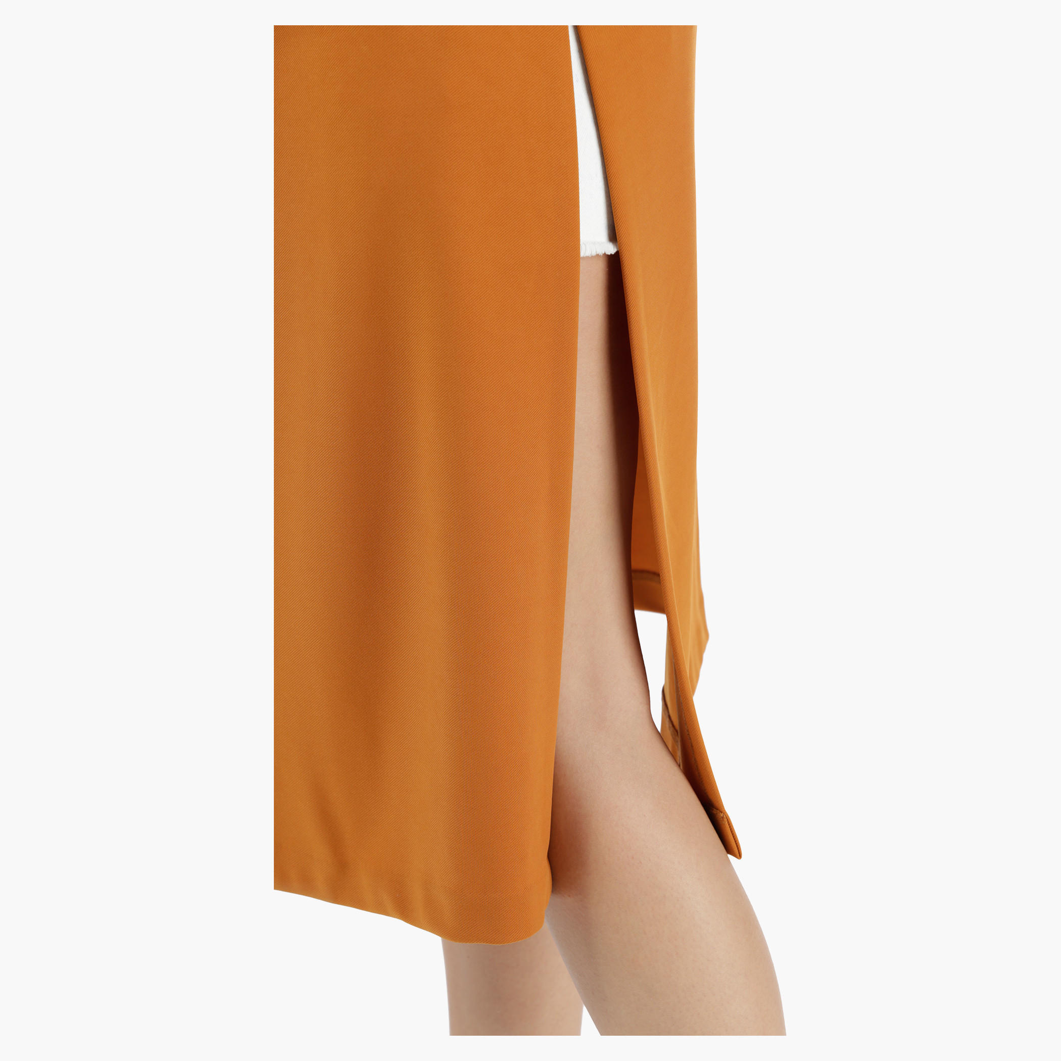 Sleeveless Long Jacket in Regular Fit-women-winterwear-coatsandjackets-jackets-image-4