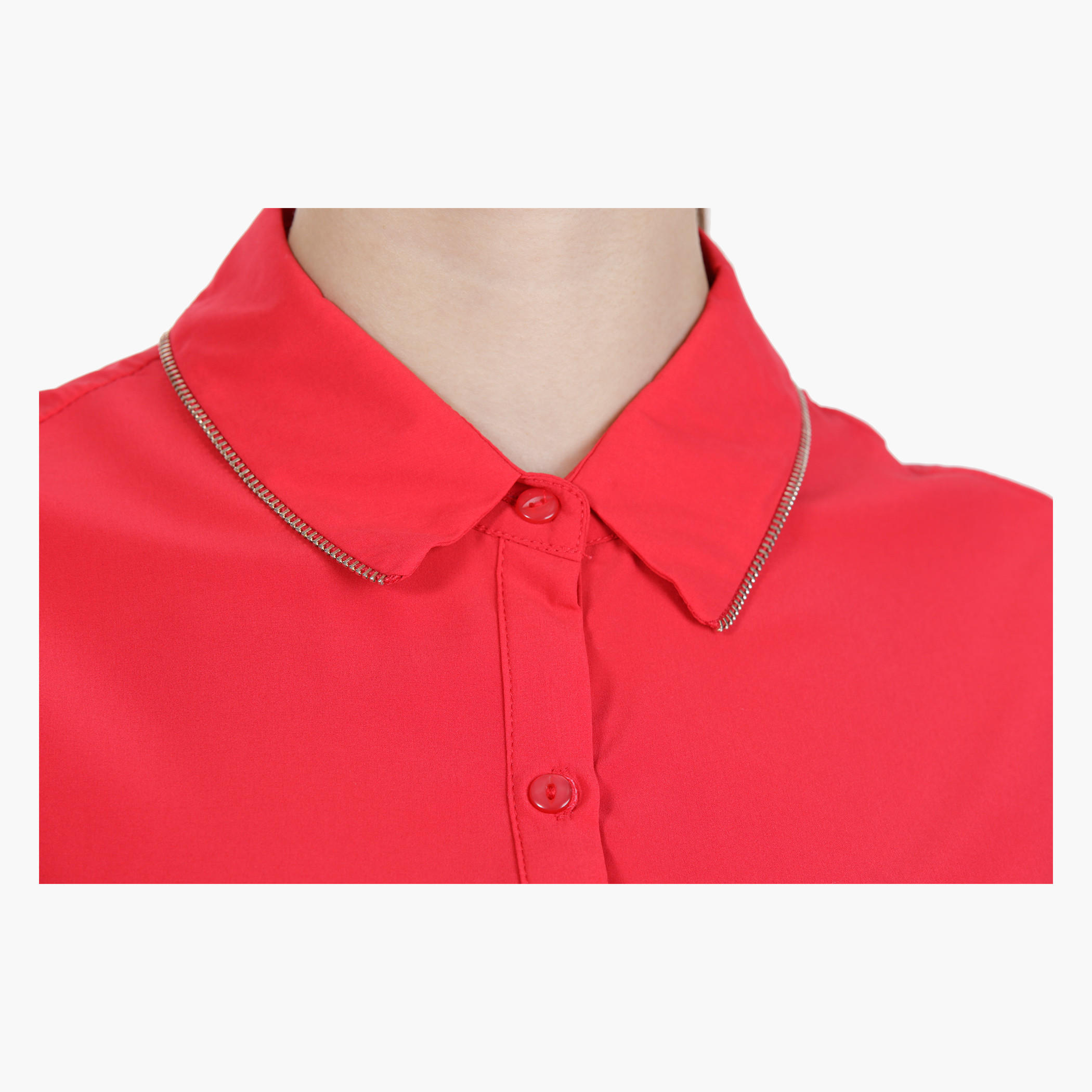 Sleeveless Double Layer Shirt in Regular Fit-women-clothing-shirtsandblouses-blouses-image-4