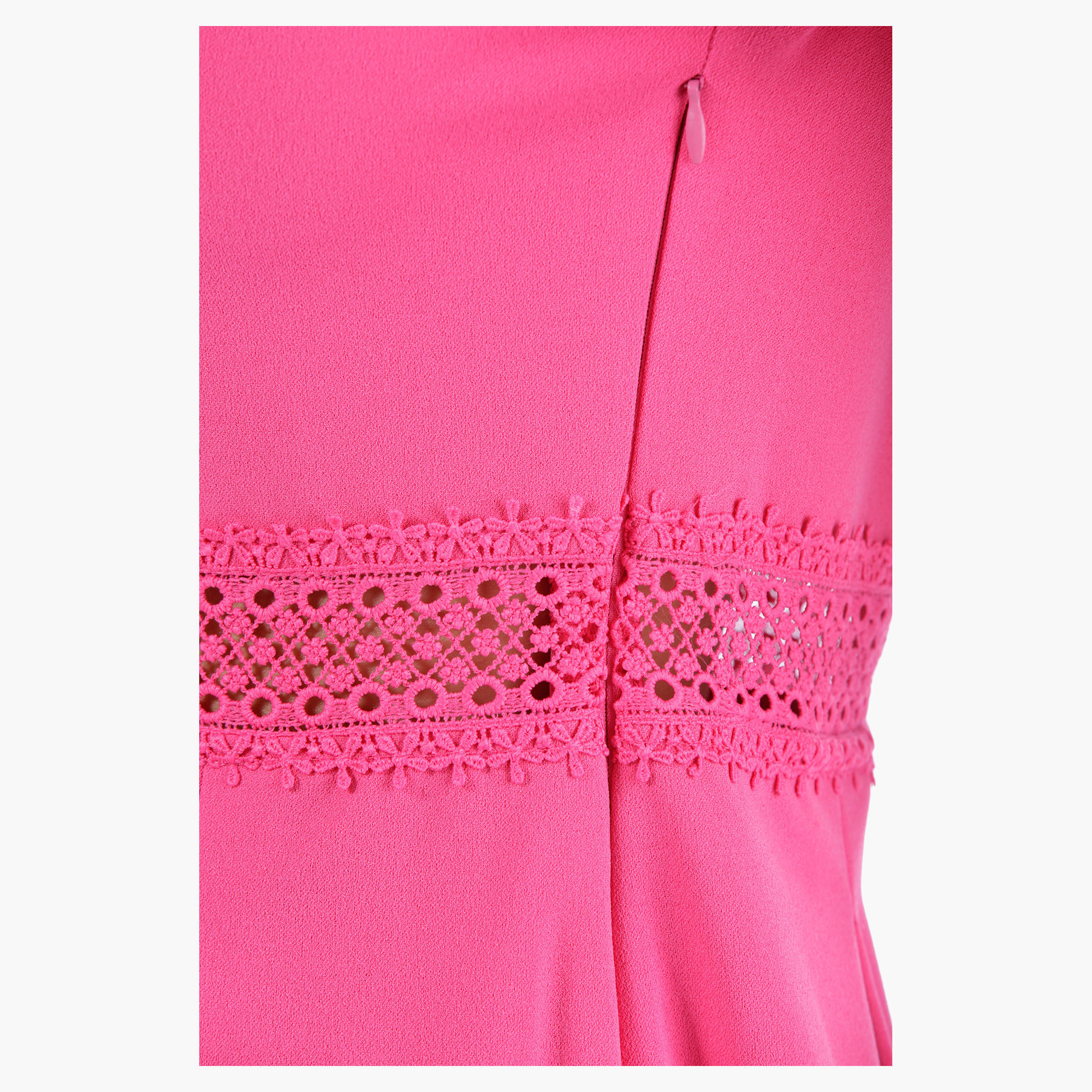A-Line Dress with Floral lace Details in Regular Fit-women-clothing-dresses-image-4