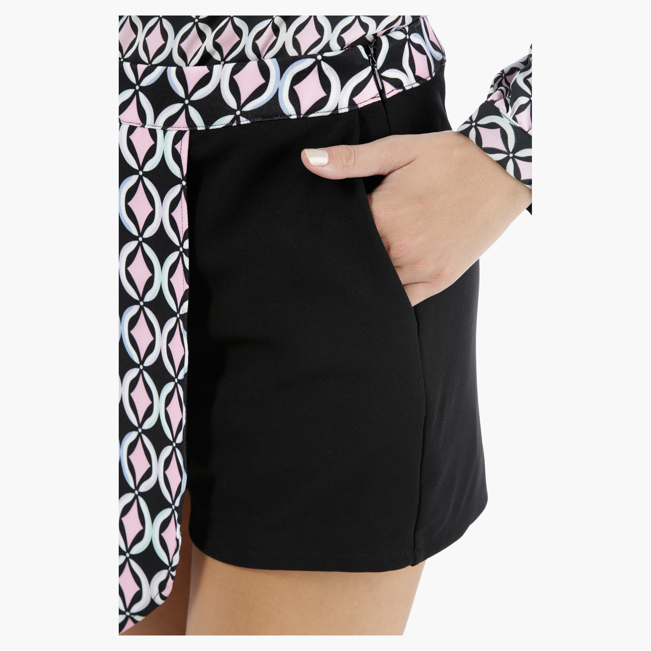 Printed Skorts in Regular Fit-women-clothing-bottoms-shorts-image-4