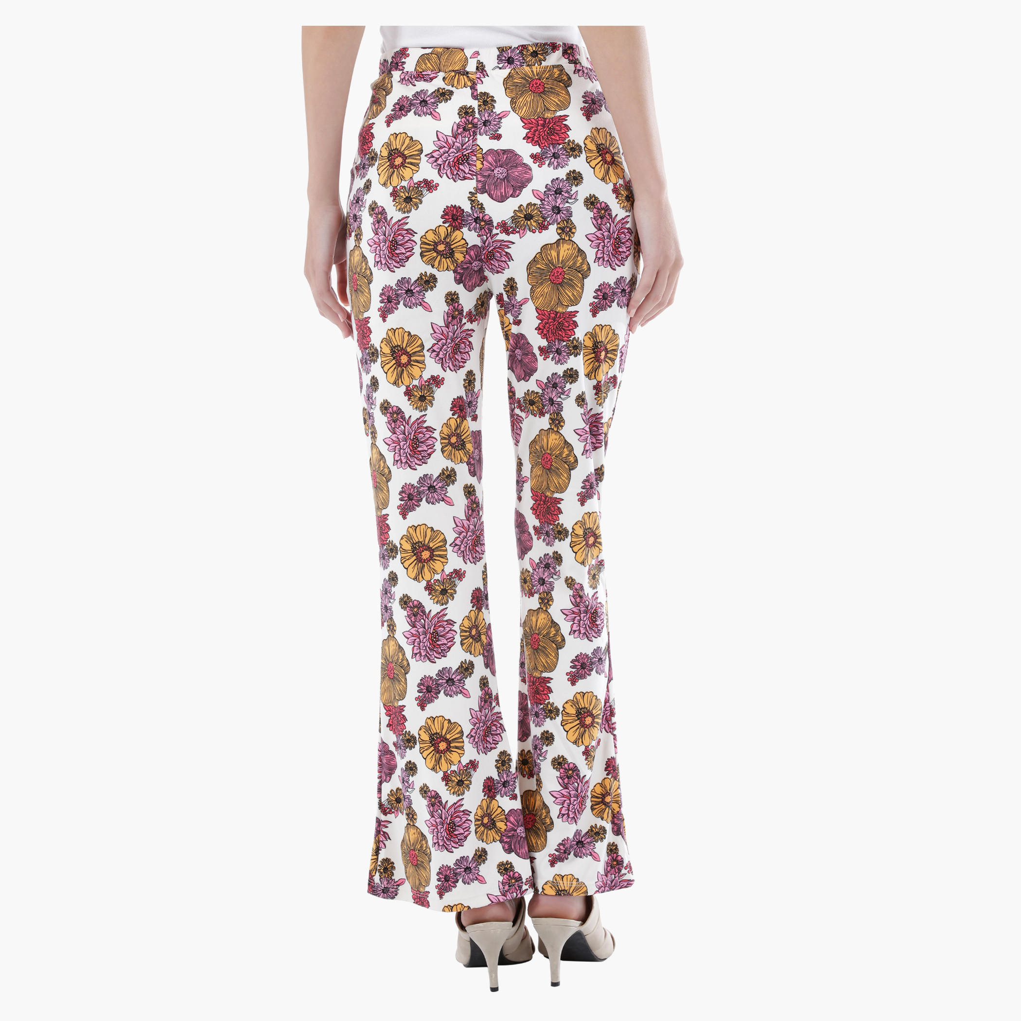 Floral Print Pants-women-clothing-bottoms-trousers-image-2