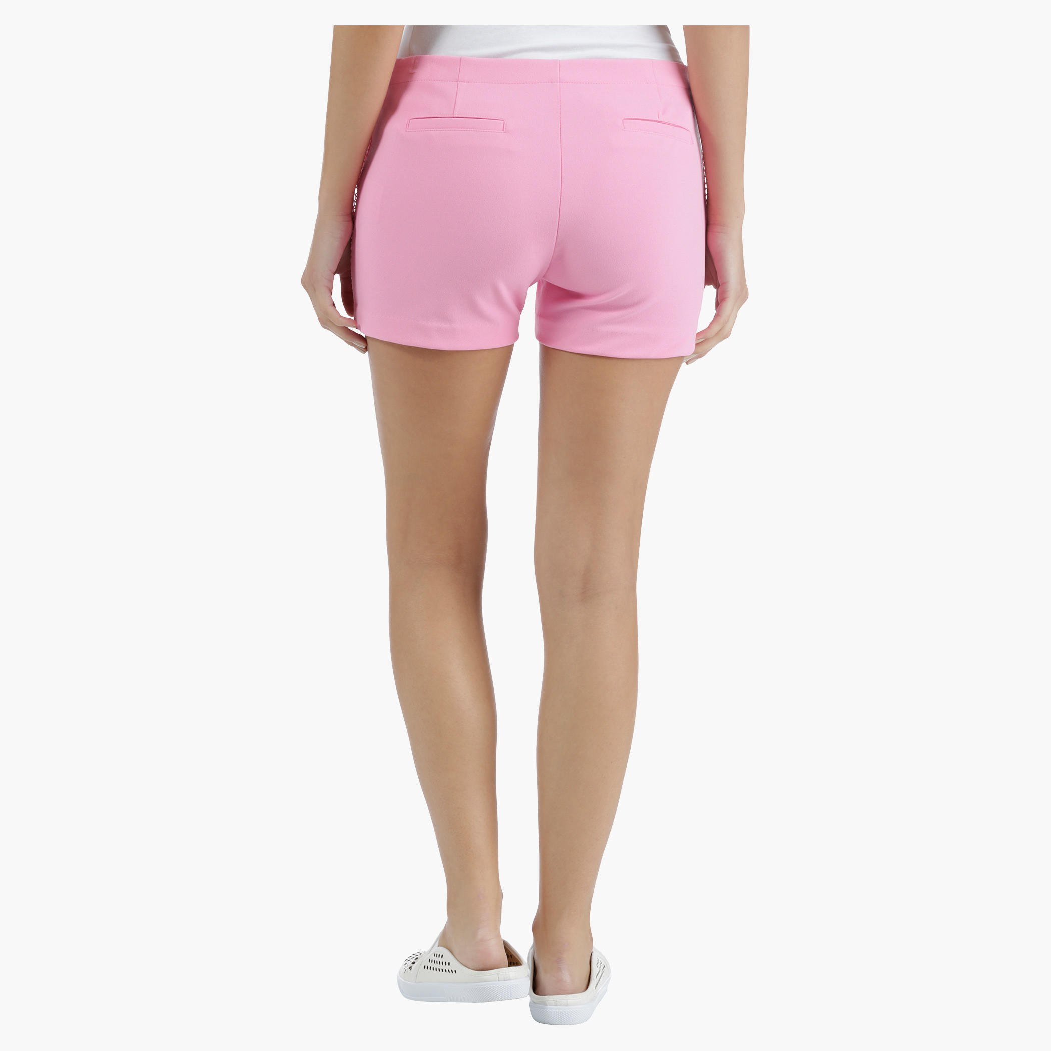 Shorts with Embroidered Details in Regular Fit-women-clothing-bottoms-shorts-image-2