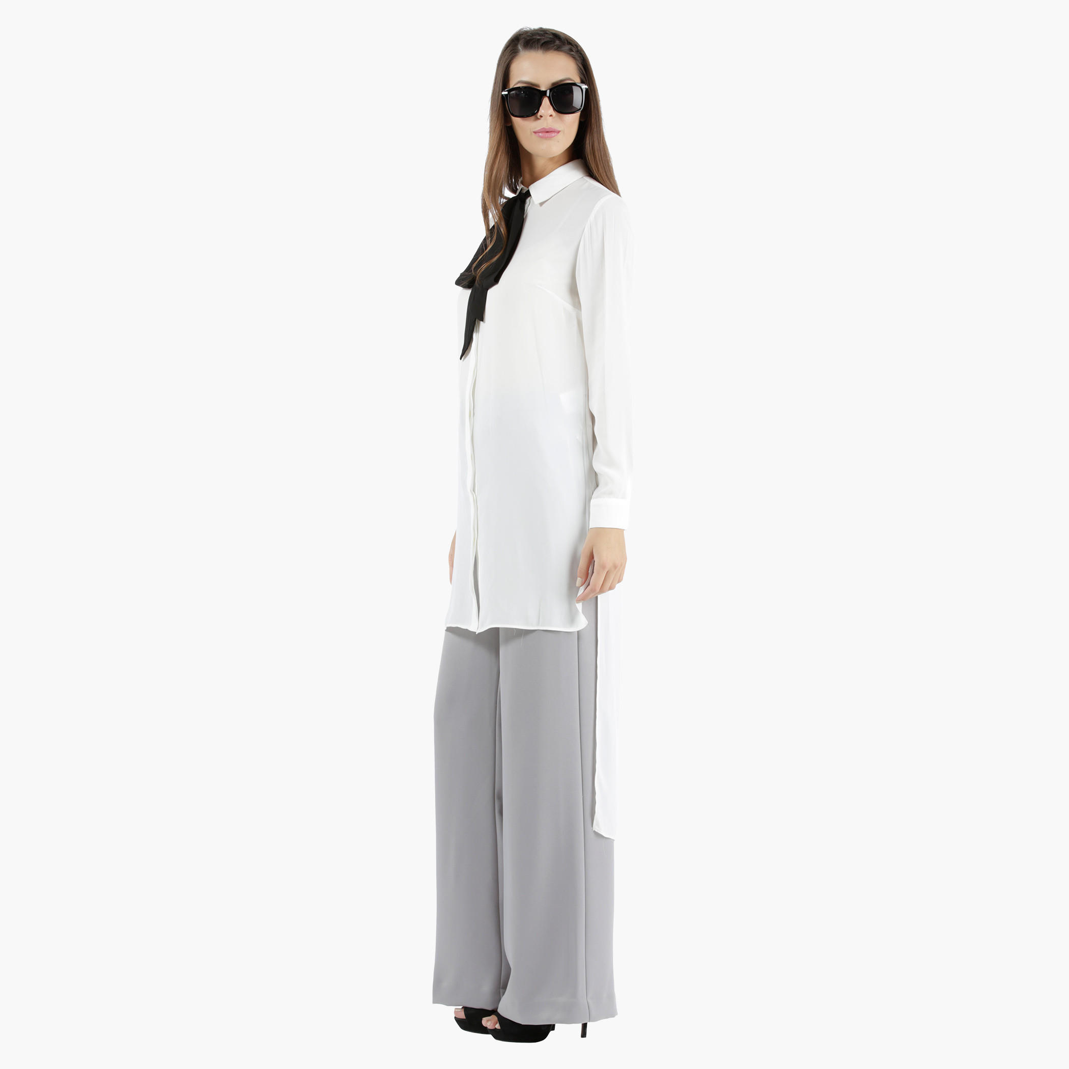 Tunic Top with Pussy Bow in Regular Fit-women-clothing-shirtsandblouses-blouses-image-3