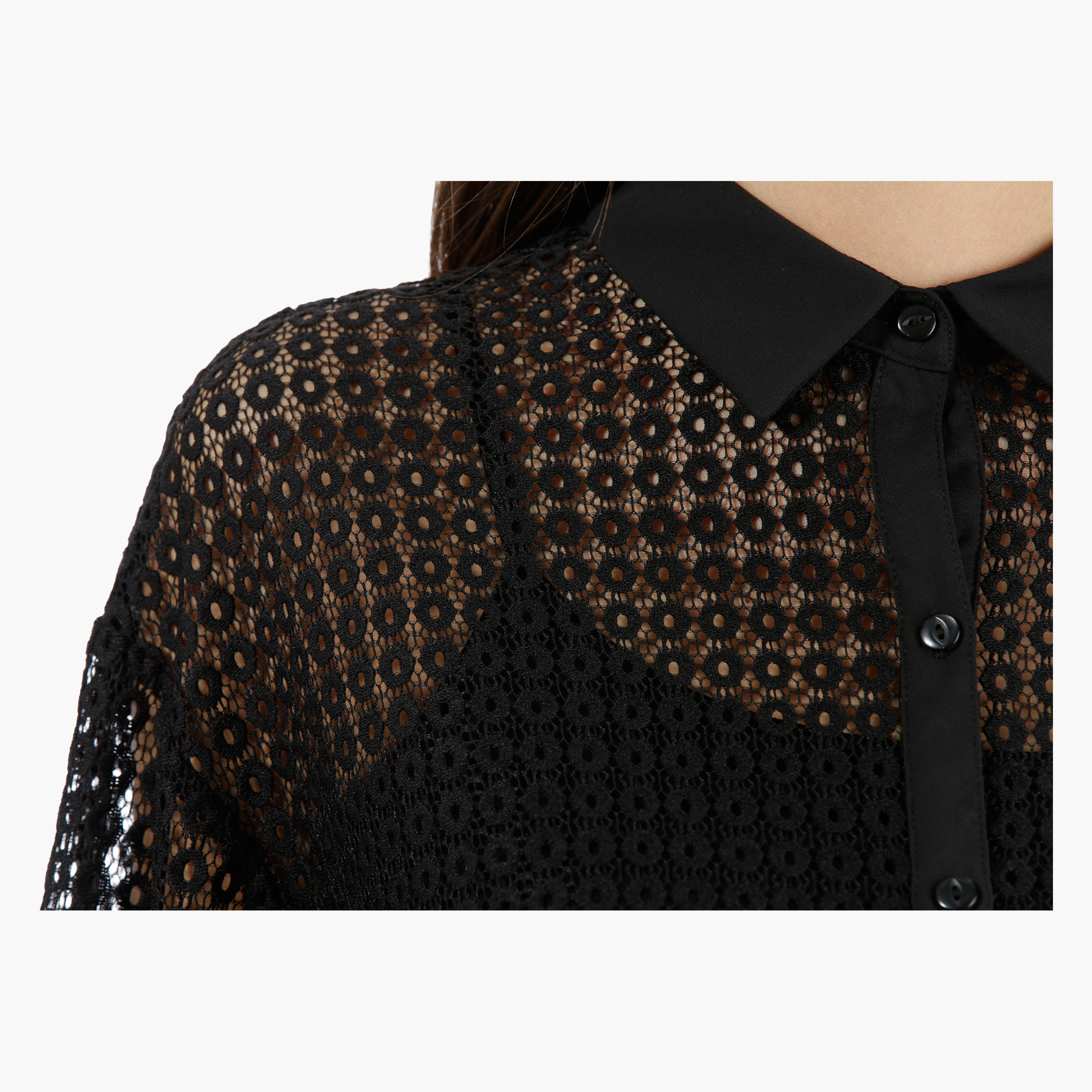 Cropped Lace Shirt in Regular Fit-women-clothing-shirtsandblouses-blouses-image-4
