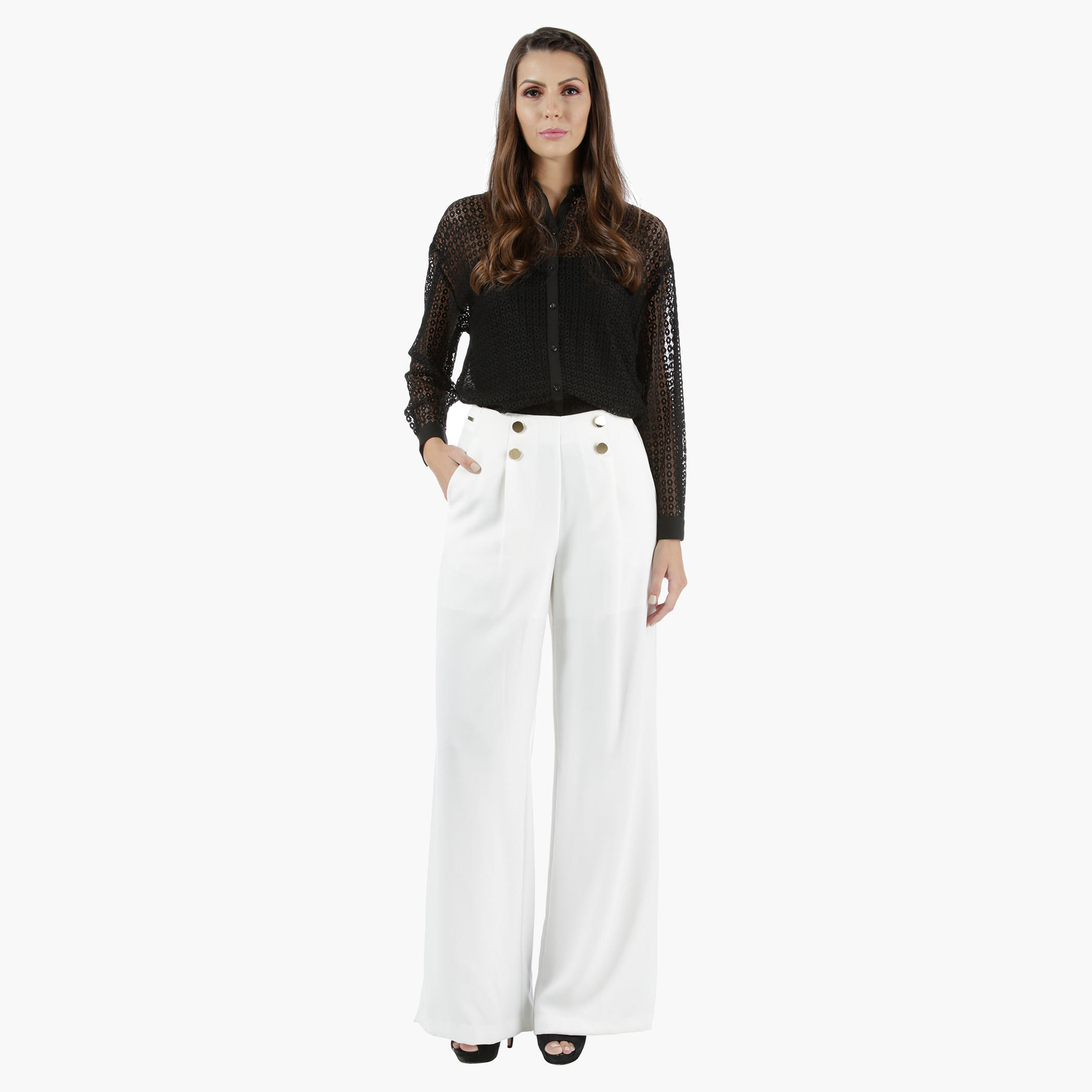 Cropped Lace Shirt in Regular Fit-women-clothing-shirtsandblouses-blouses-image-1