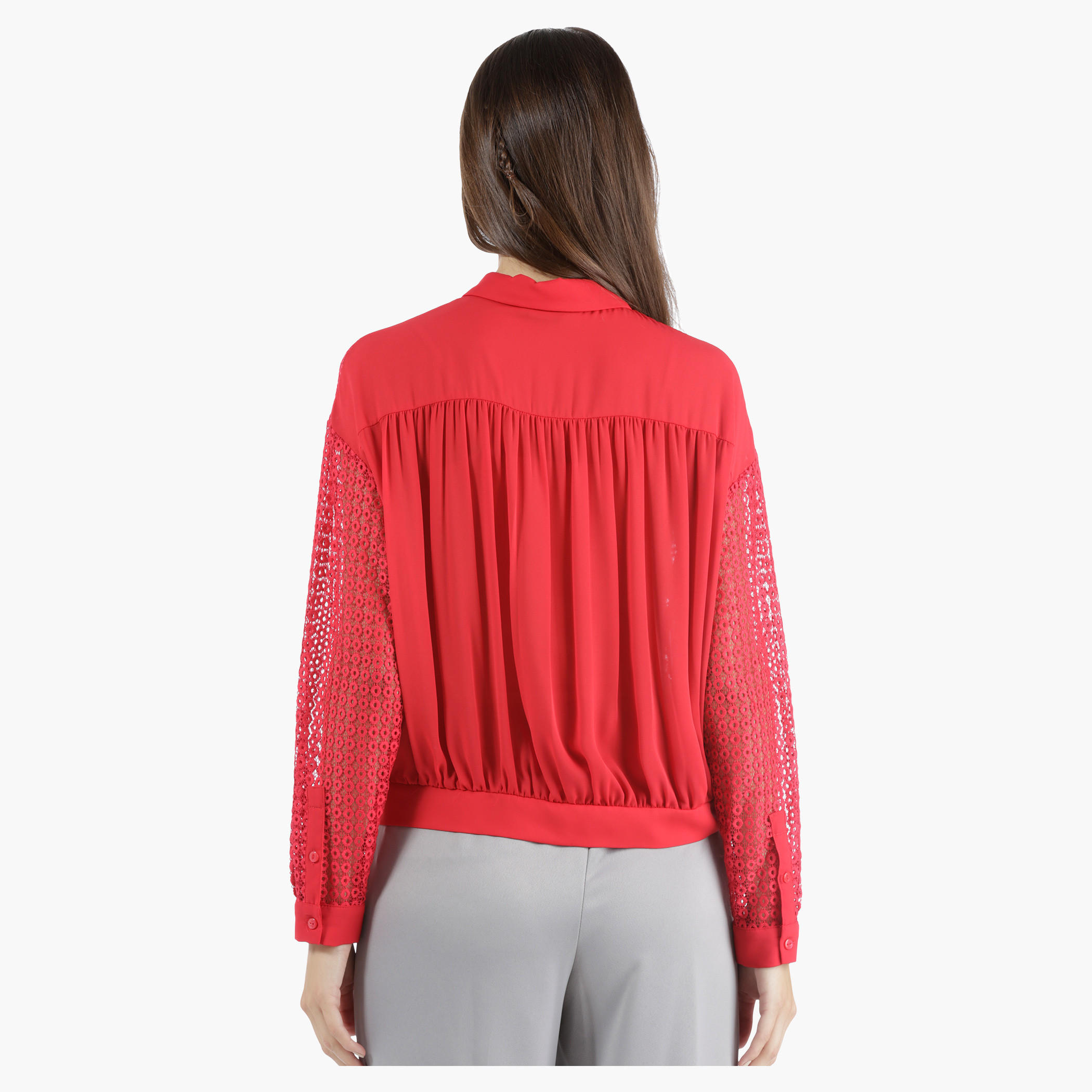 Cropped Lace Shirt in Regular Fit-women-clothing-shirtsandblouses-blouses-image-7