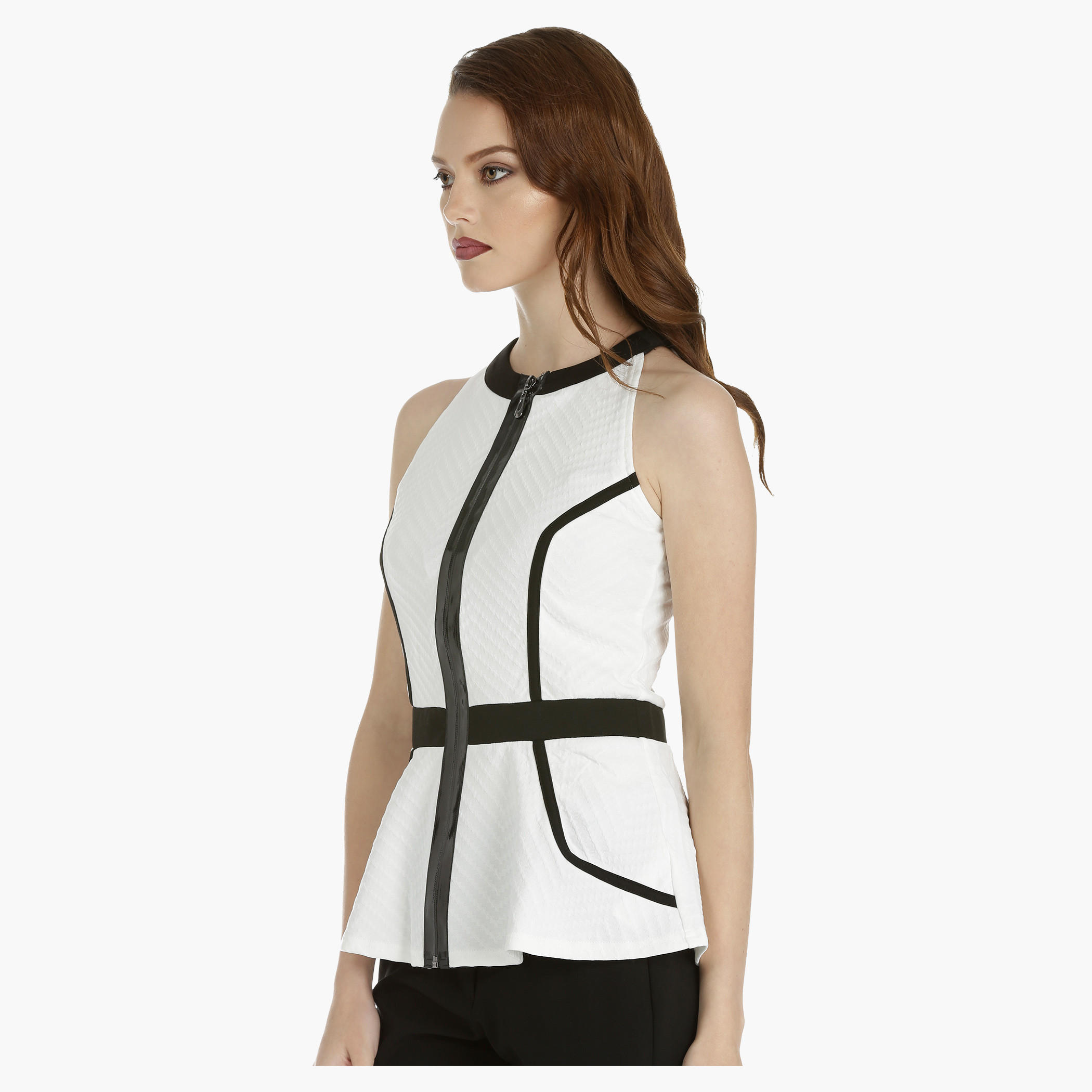 Textured Peplum Top-women-clothing-shirtsandblouses-blouses-image-3