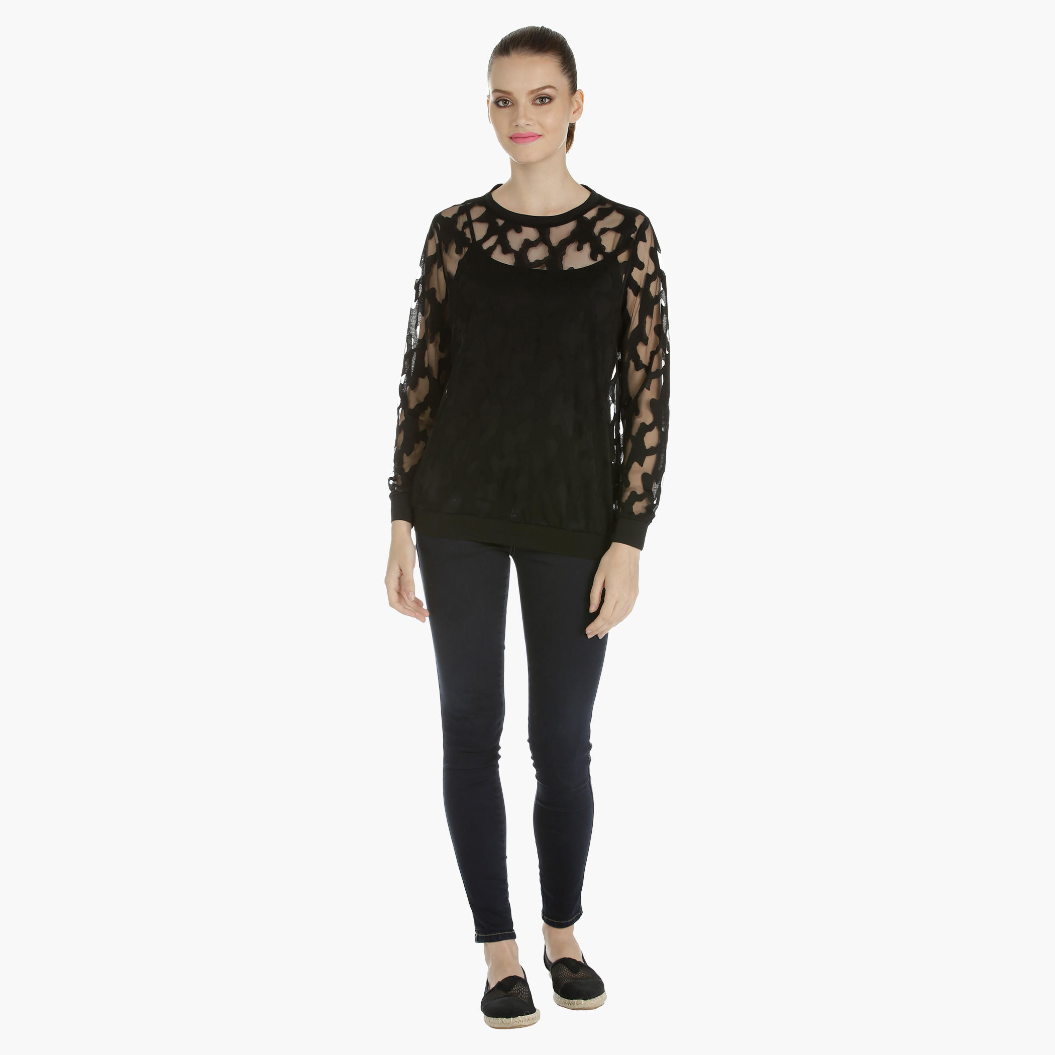 Lace Top with Long Sleeves-women-clothing-shirtsandblouses-blouses-image-5