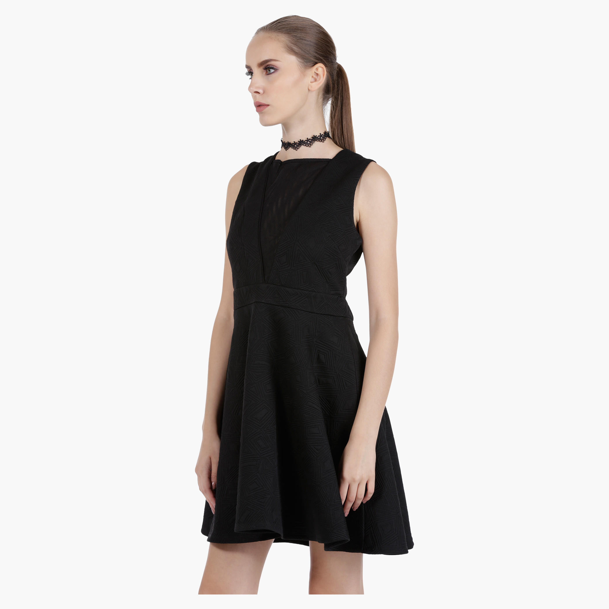 Mini Skater Dress in Regular Fit-women-clothing-dresses-image-3