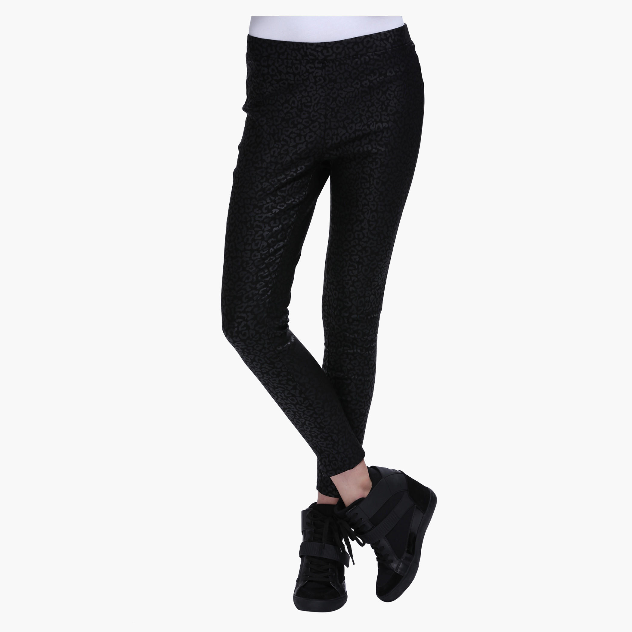 Printed Leggings in Regular Fit-women-clothing-bottoms-leggings-image-1