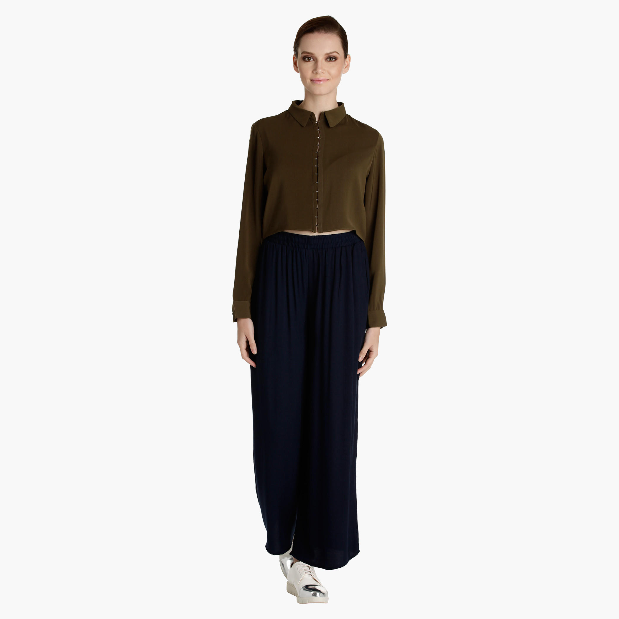Crop Shirt with Long Sleeves-women-clothing-shirtsandblouses-blouses-image-5