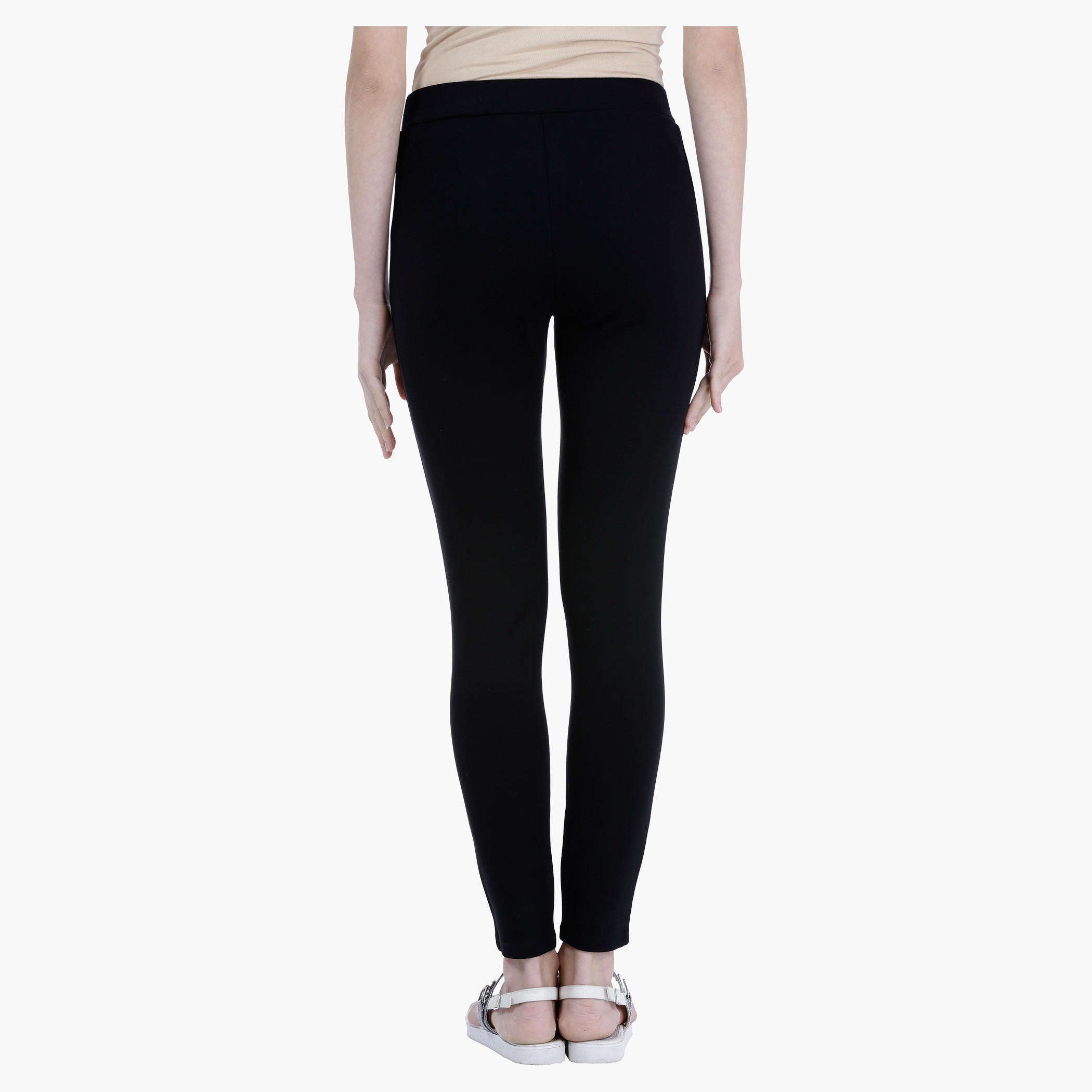 Embelished Leggings with Elasticised Waistband-women-clothing-bottoms-leggings-image-2