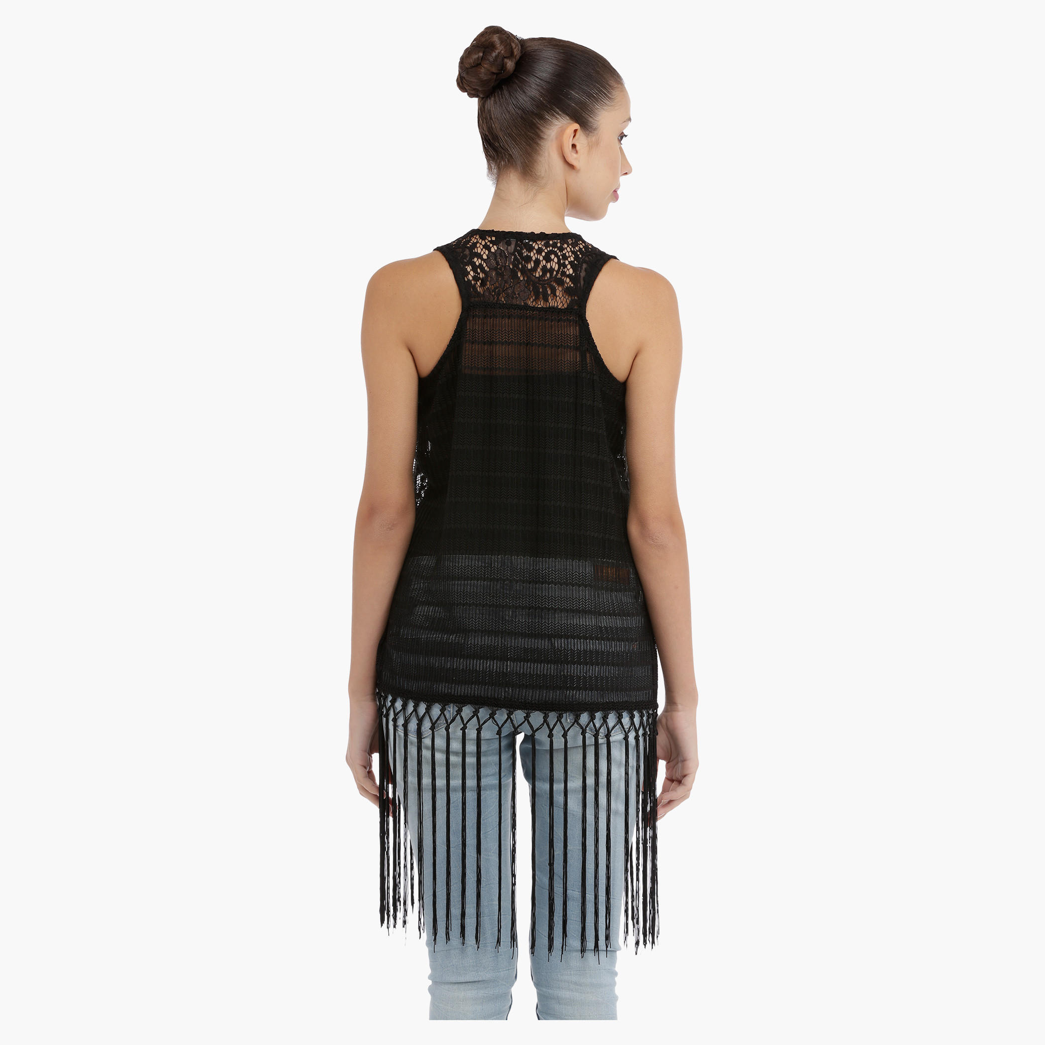 Sleeveless Shrug with Tassels-women-clothing-shirtsandblouses-blouses-image-2