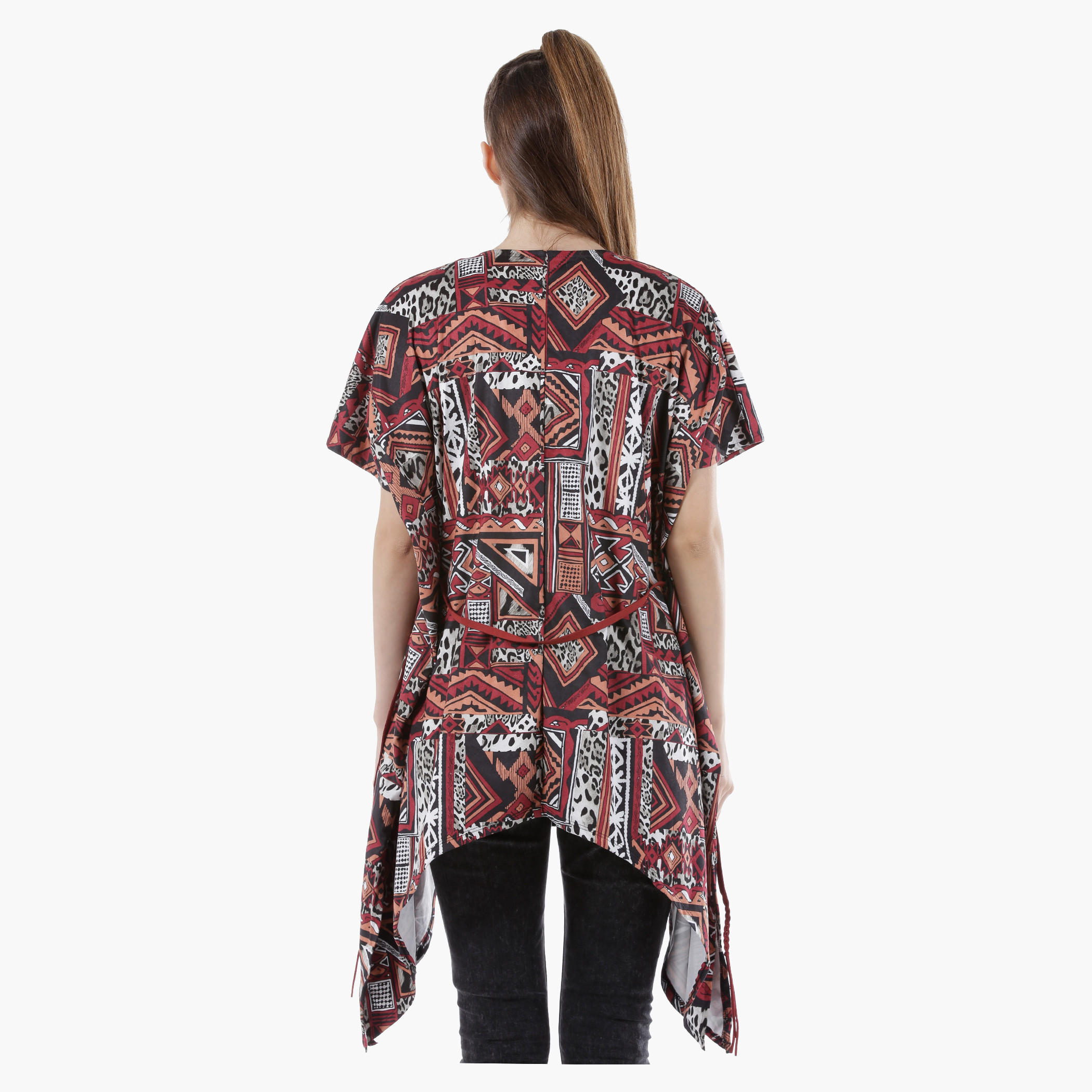 Tribal Print Shrug in Regular Fit-women-clothing-shirtsandblouses-blouses-image-2