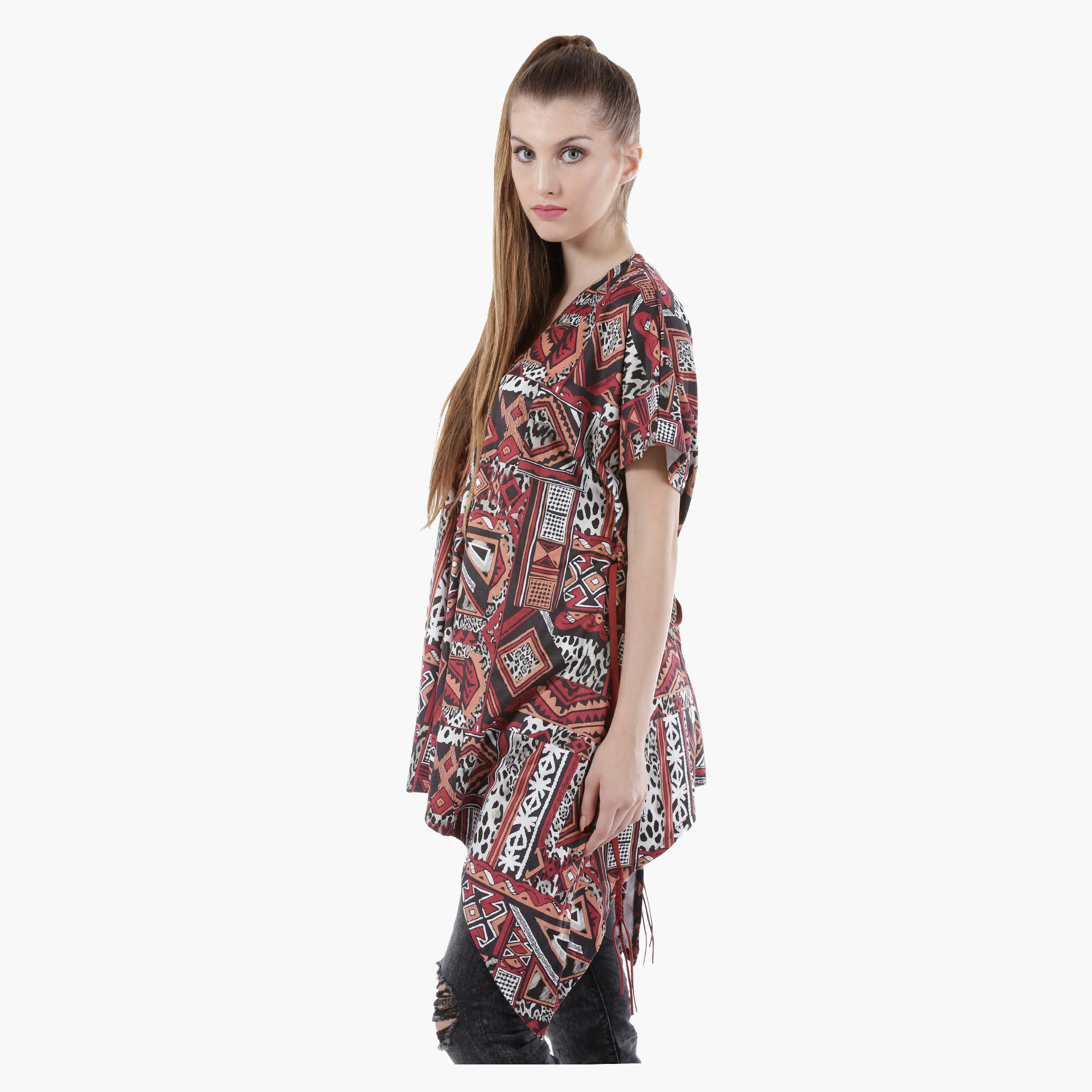 Tribal Print Shrug in Regular Fit-women-clothing-shirtsandblouses-blouses-image-3