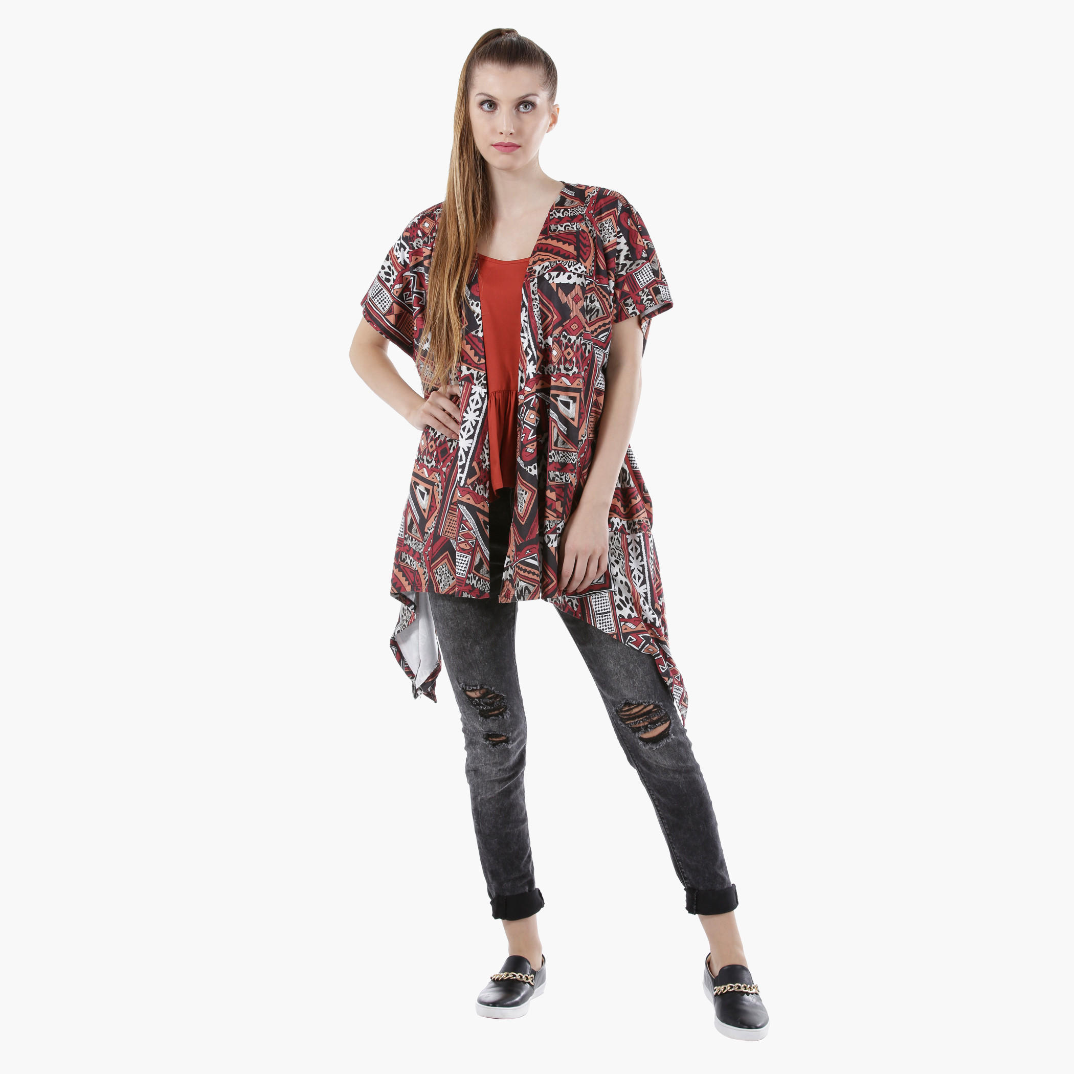 Tribal Print Shrug in Regular Fit-women-clothing-shirtsandblouses-blouses-image-5