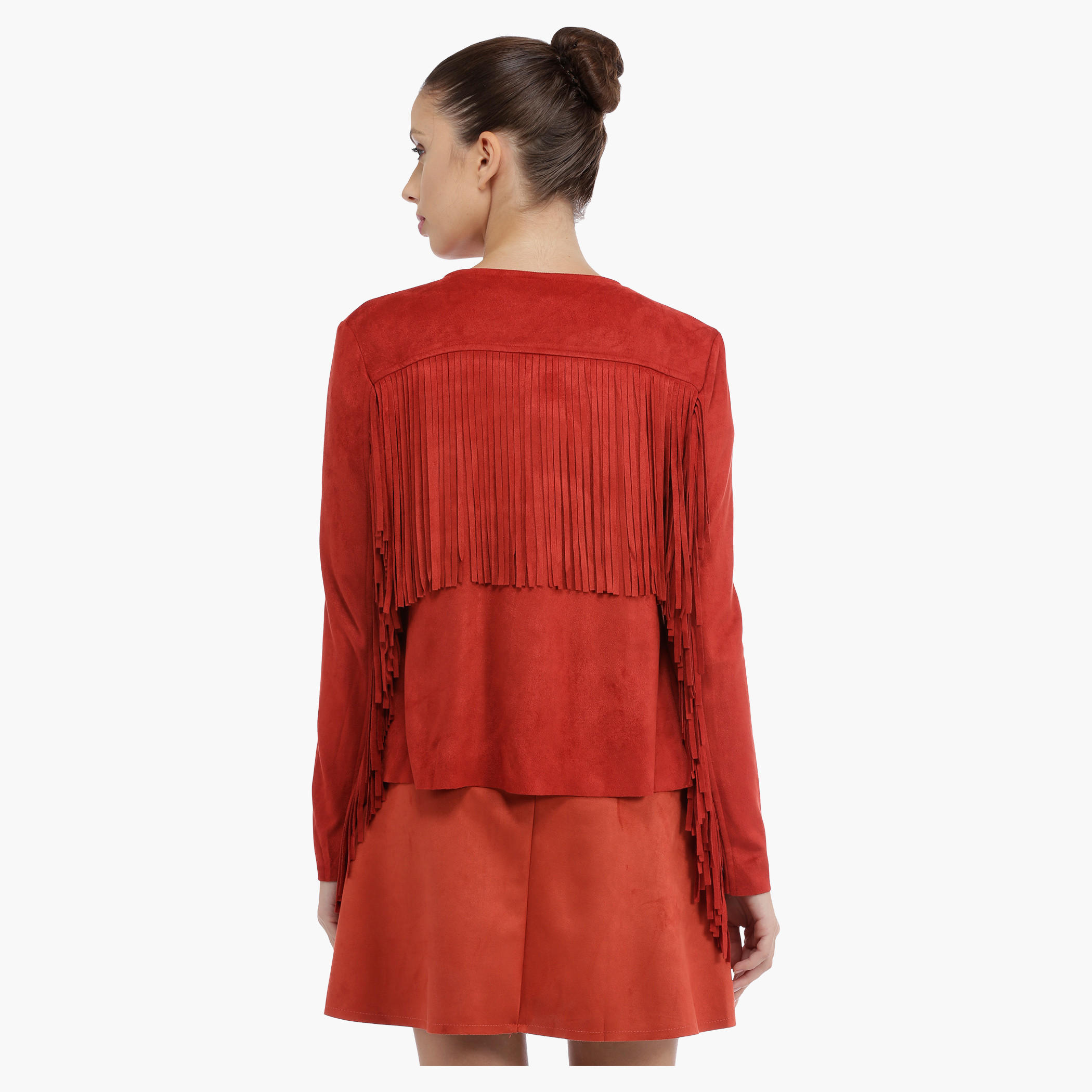 Long Sleeves Shrug with Fringes-women-winterwear-coatsandjackets-jackets-image-2