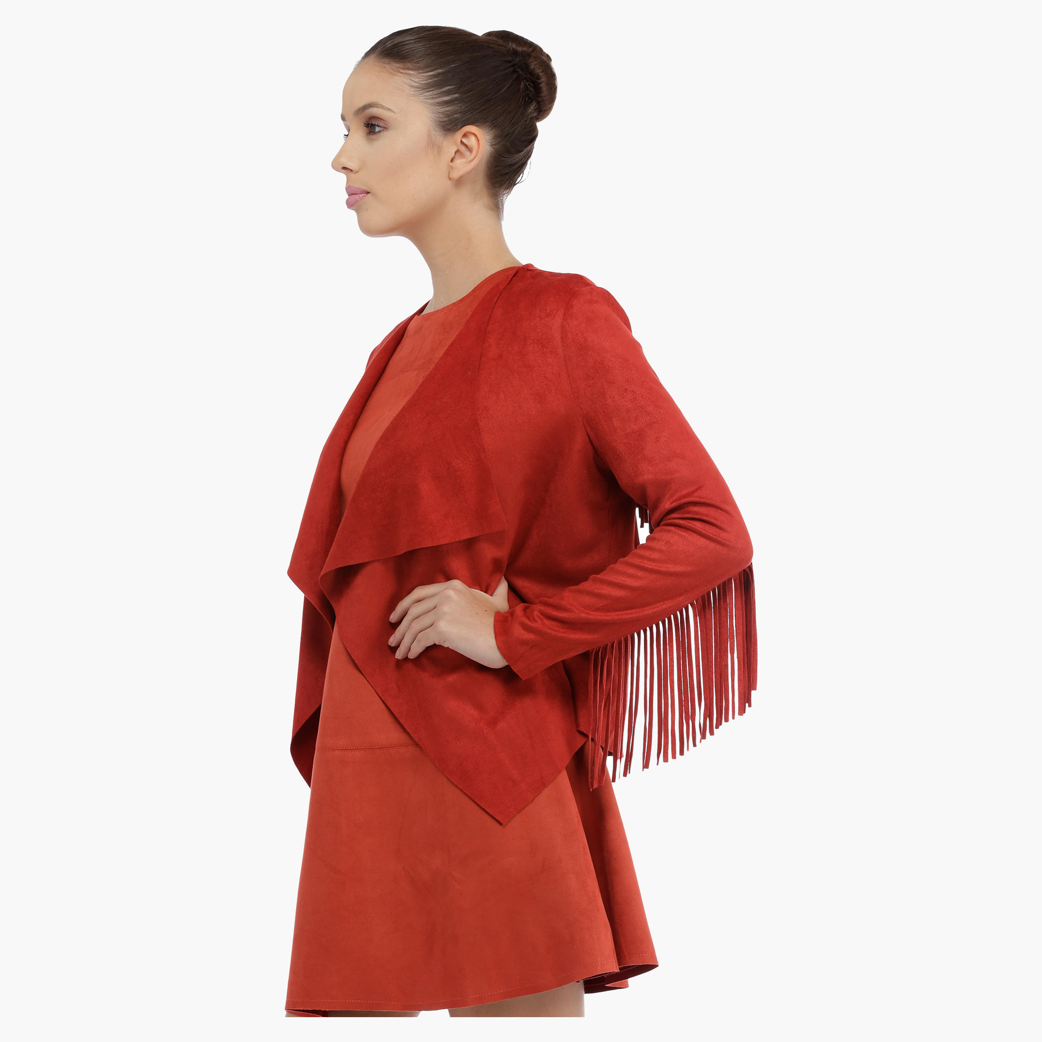 Long Sleeves Shrug with Fringes-women-winterwear-coatsandjackets-jackets-image-3