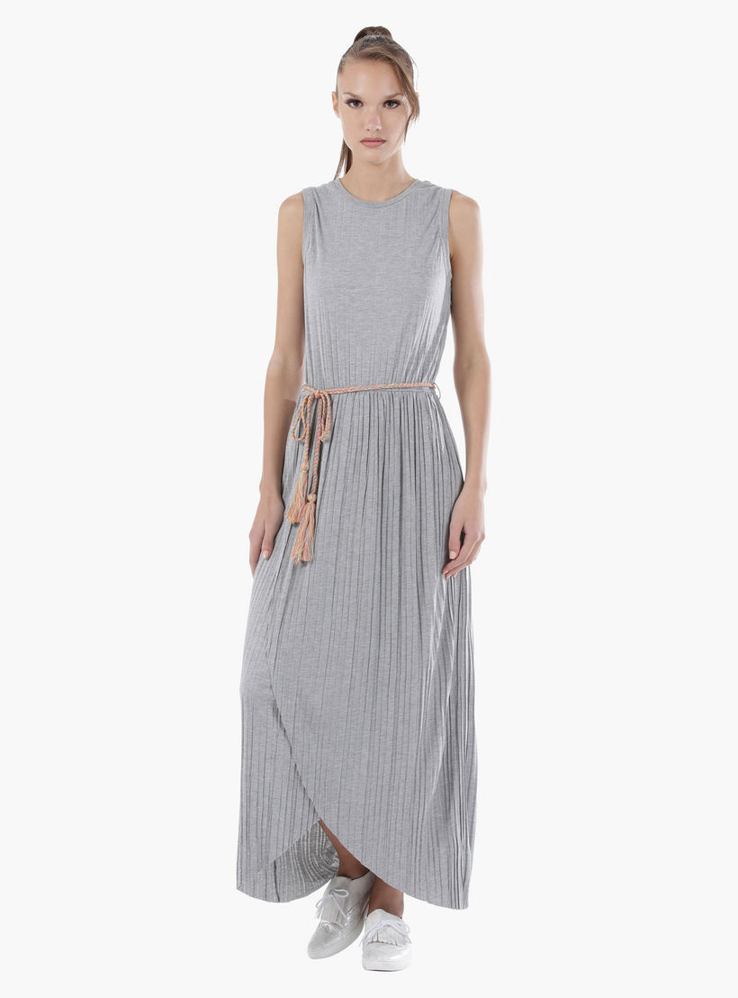 Maxi Dress with Front Wrap in Regular Fit-women-clothing-dresses-image-4