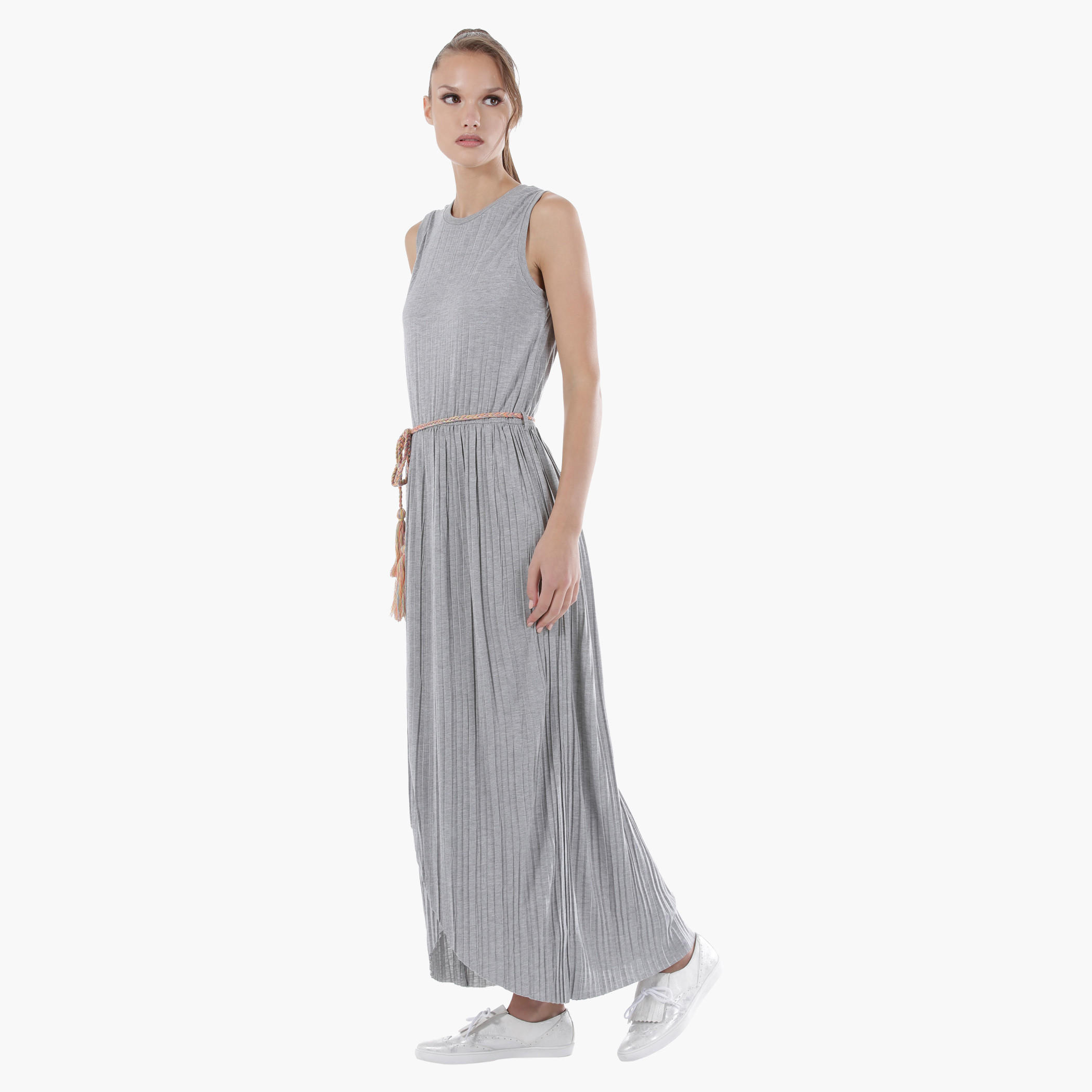 Maxi Dress with Front Wrap in Regular Fit-women-clothing-dresses-image-2