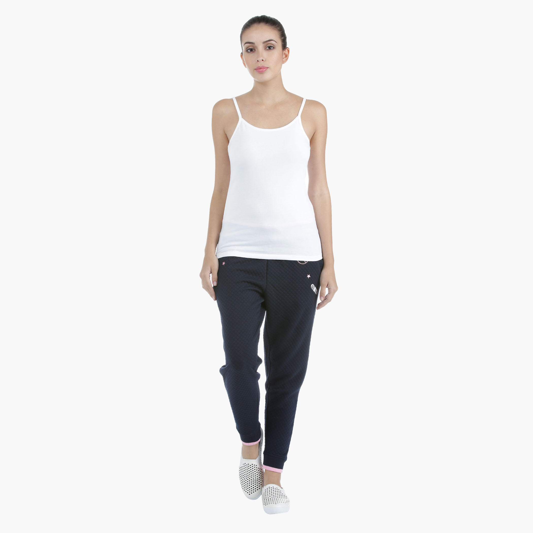 Jog Pants with Badges in Regular Fit-women-clothing-bottoms-joggers-image-5